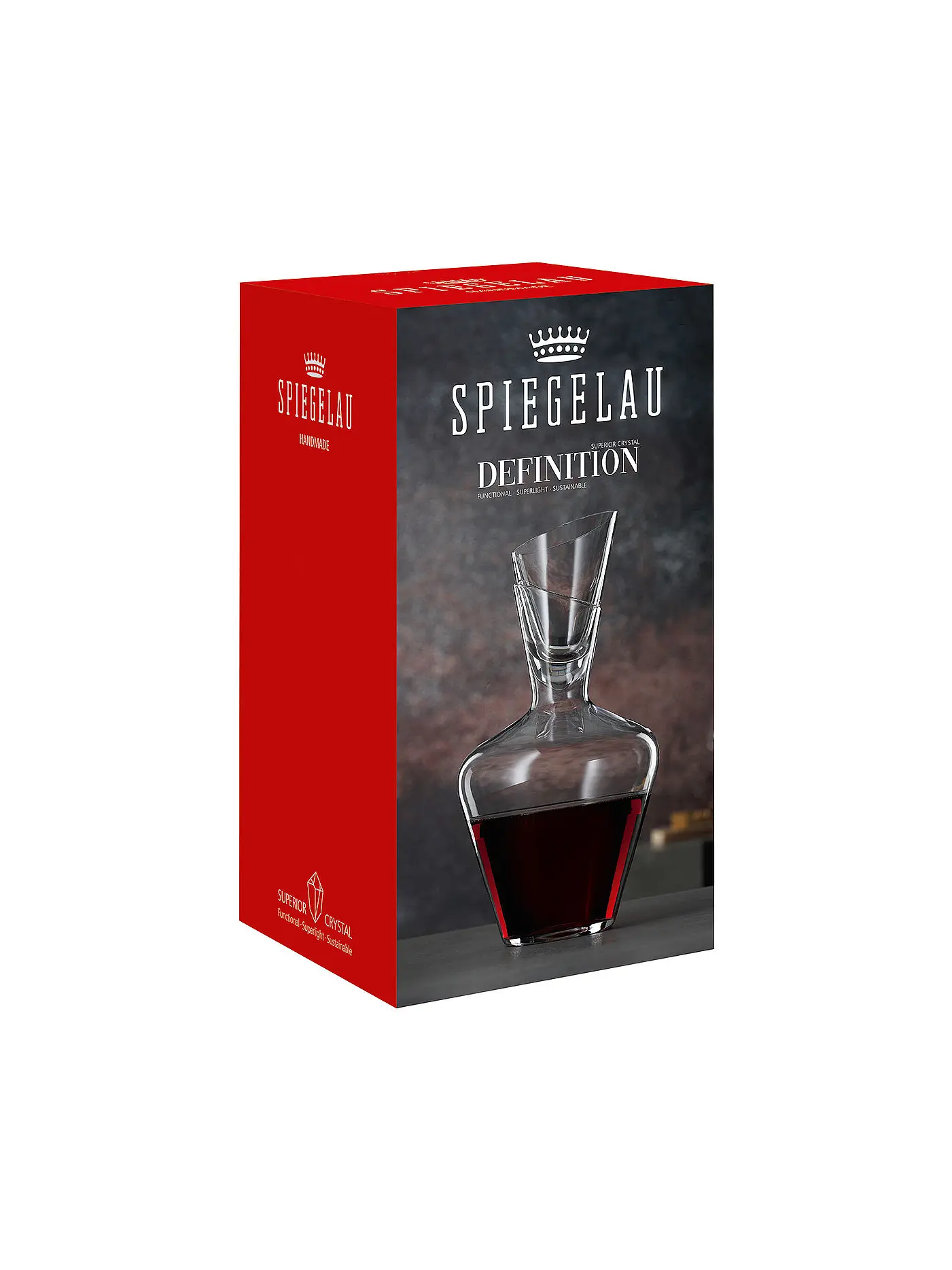 SPIEGELAU | Definition Weinkaraffe mit Stopfen 1l | transparent