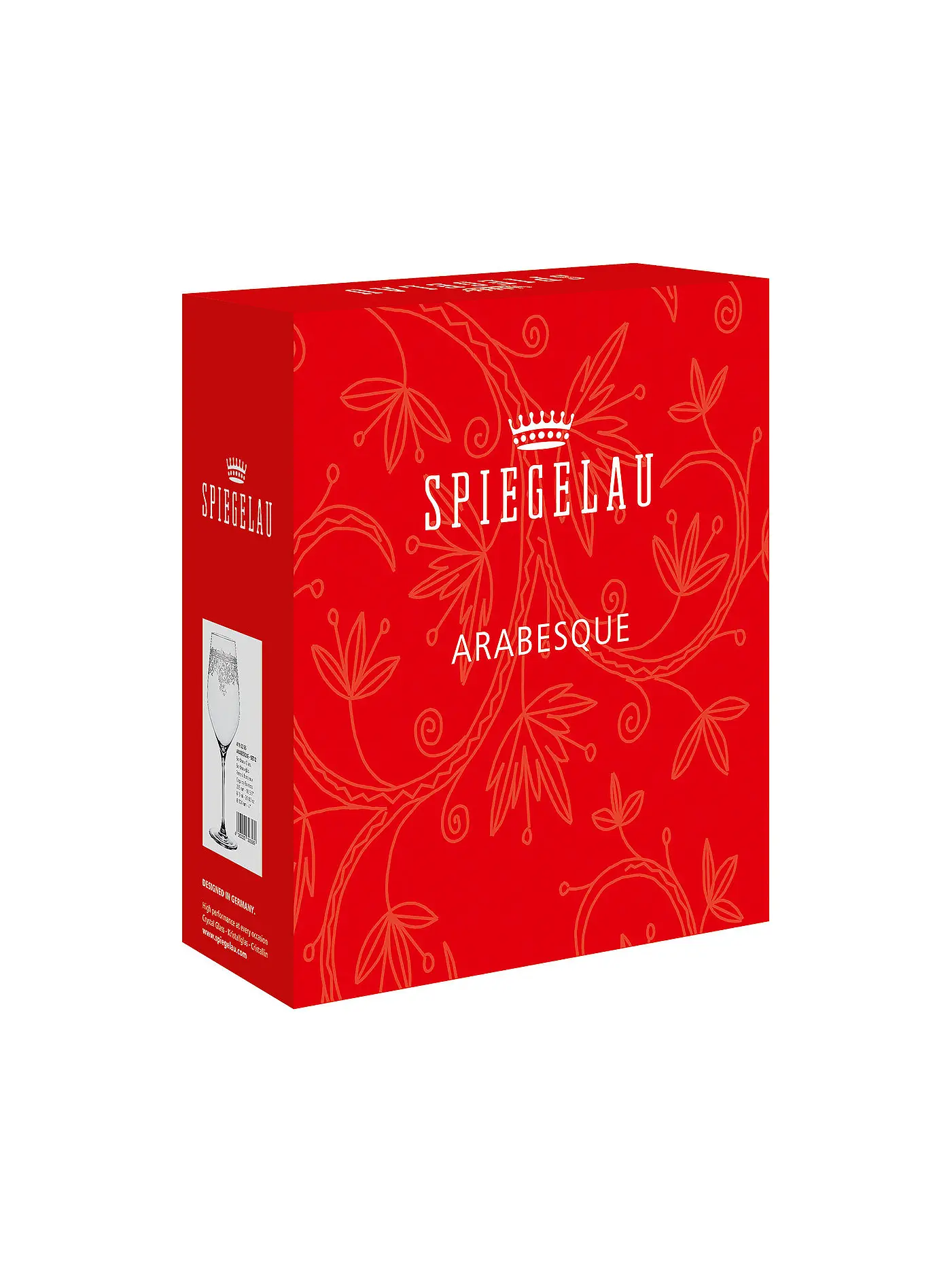 SPIEGELAU | Rotweinglas Bordeaux 2er Set ARABESQUE 810ml | transparent