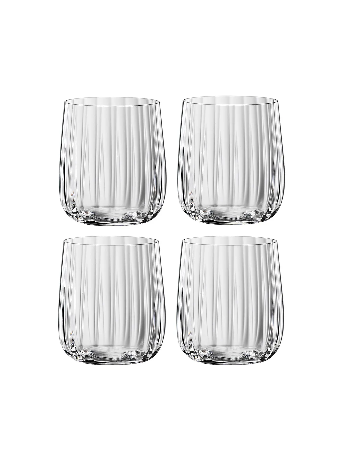 SPIEGELAU | Trinkglas Becher 4er Set LIFESTYLE 4x340ml | transparent