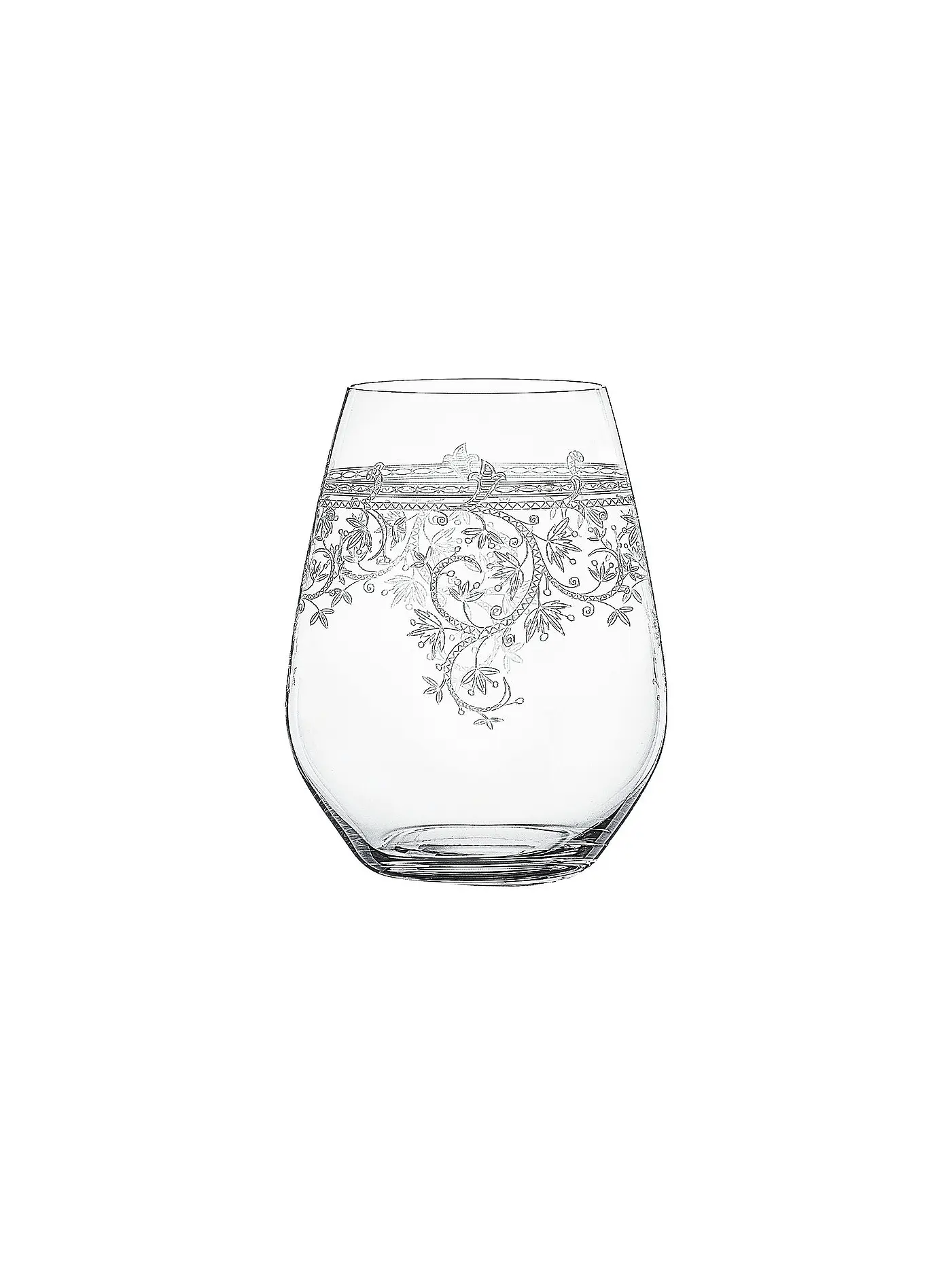 SPIEGELAU | Wasserglas 2er Set ARABESQUE | transparent