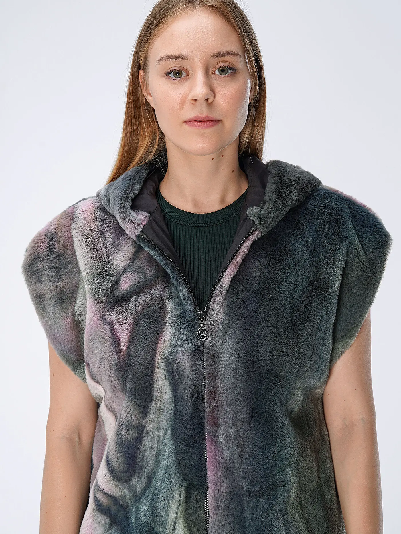 SPORTALM | Gilet in Felloptik | braun