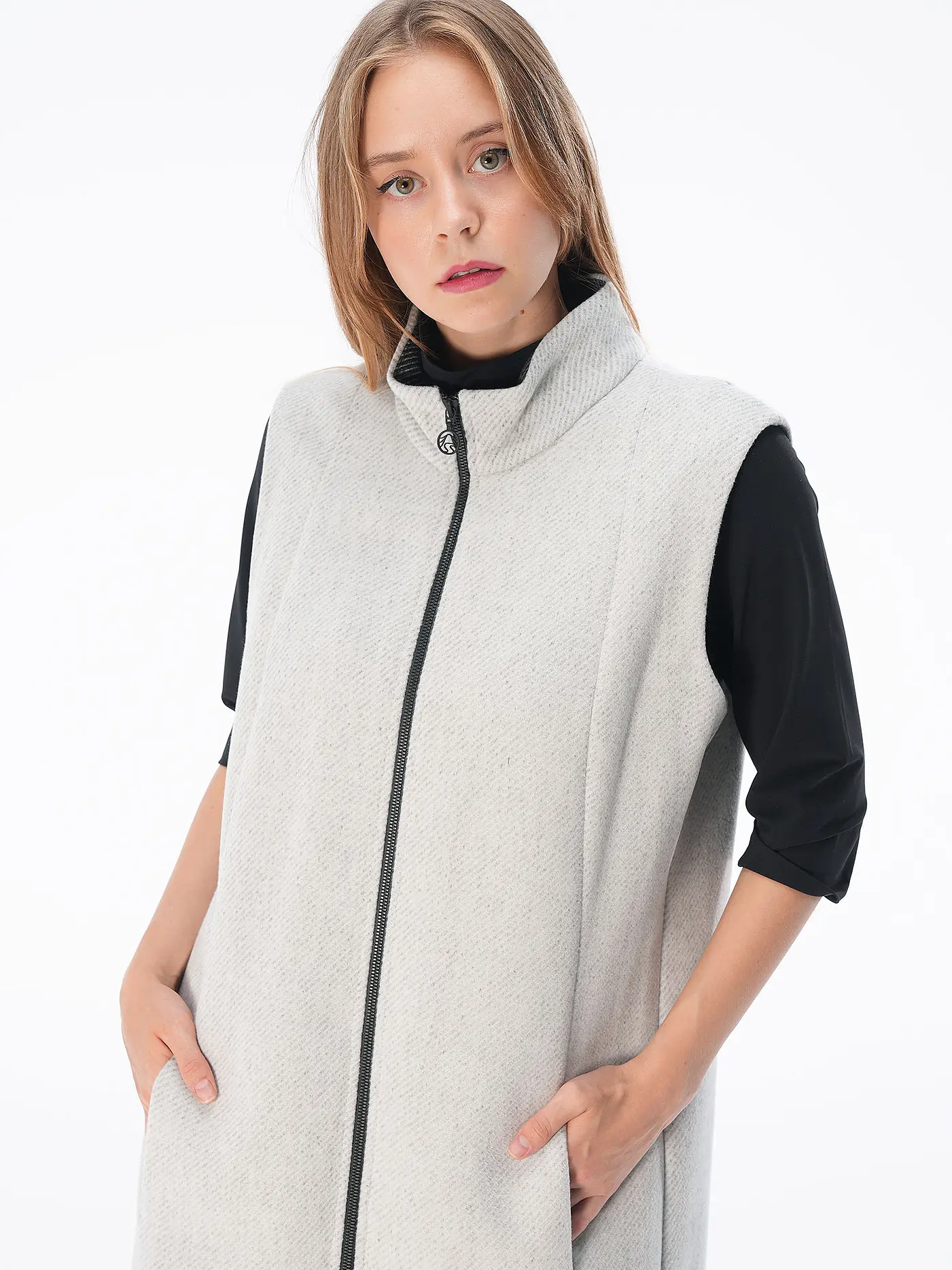 SPORTALM | Mantel 2 in 1 | schwarz