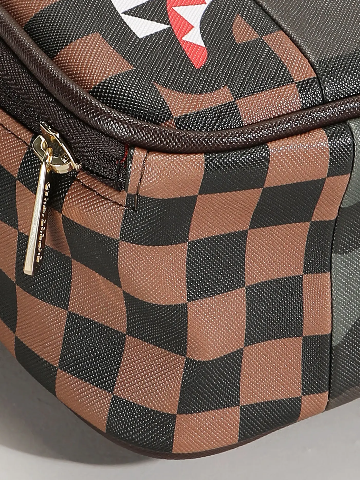 SPRAYGROUND | Kulturtasche SIP CAMO ACCENT | braun