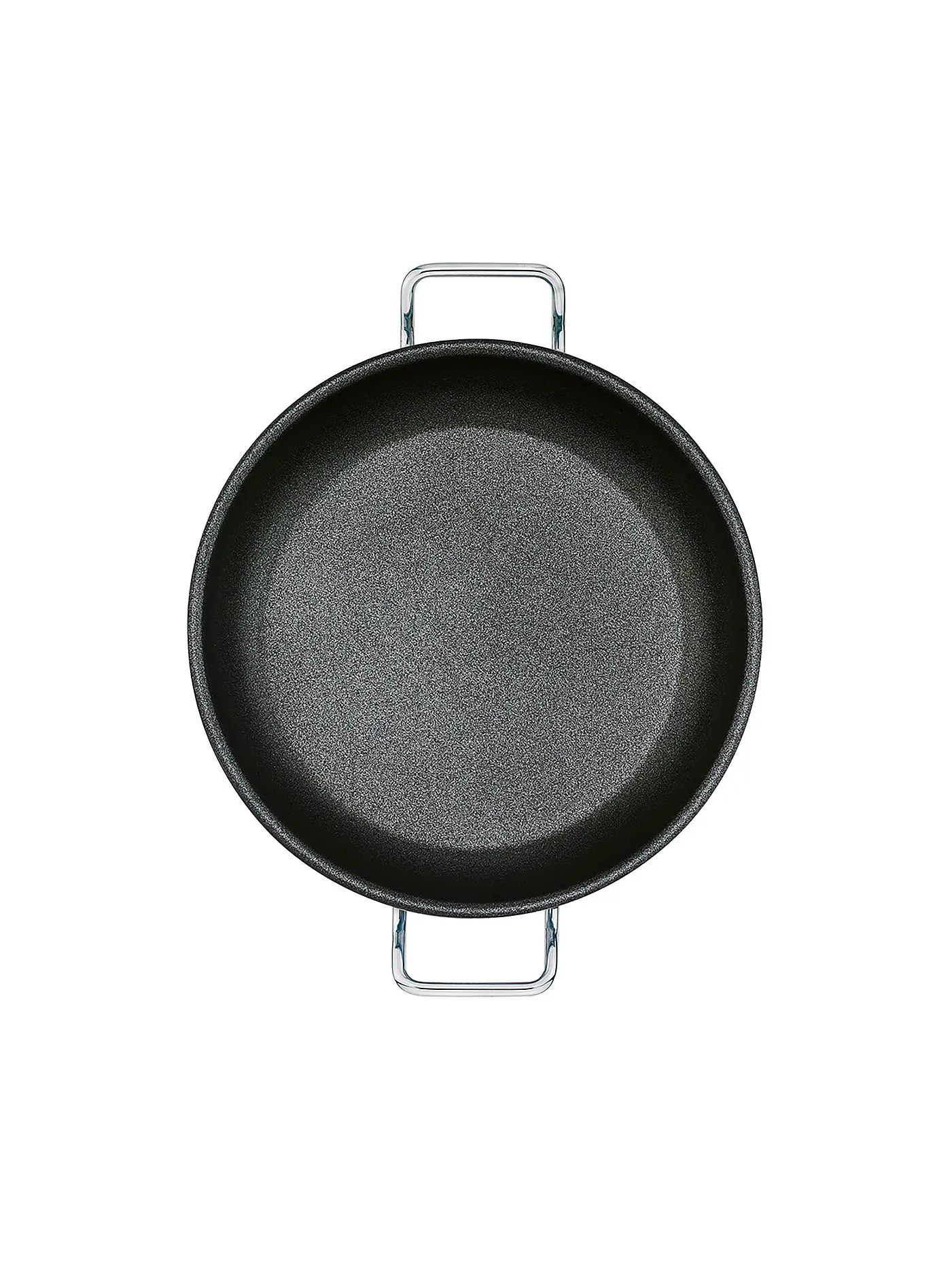 SPRING | Servierpfanne XL hoch 24 cm VULCANO INTENSE PRO Edelstahl / Antihaft | silber