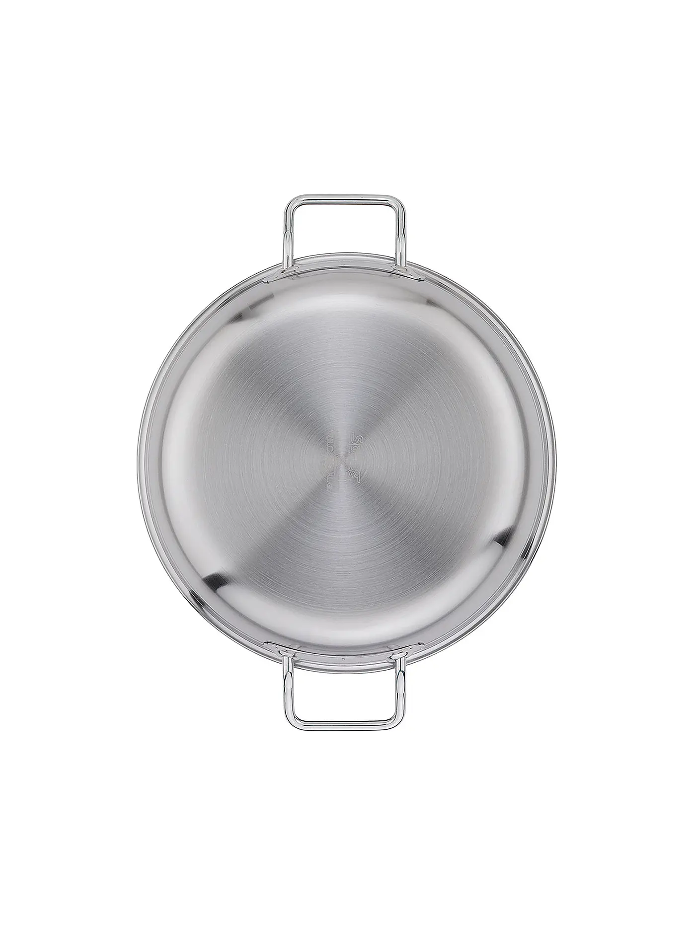 SPRING | Servierpfanne XL hoch 24 cm VULCANO INTENSE PRO Edelstahl / Antihaft | silber