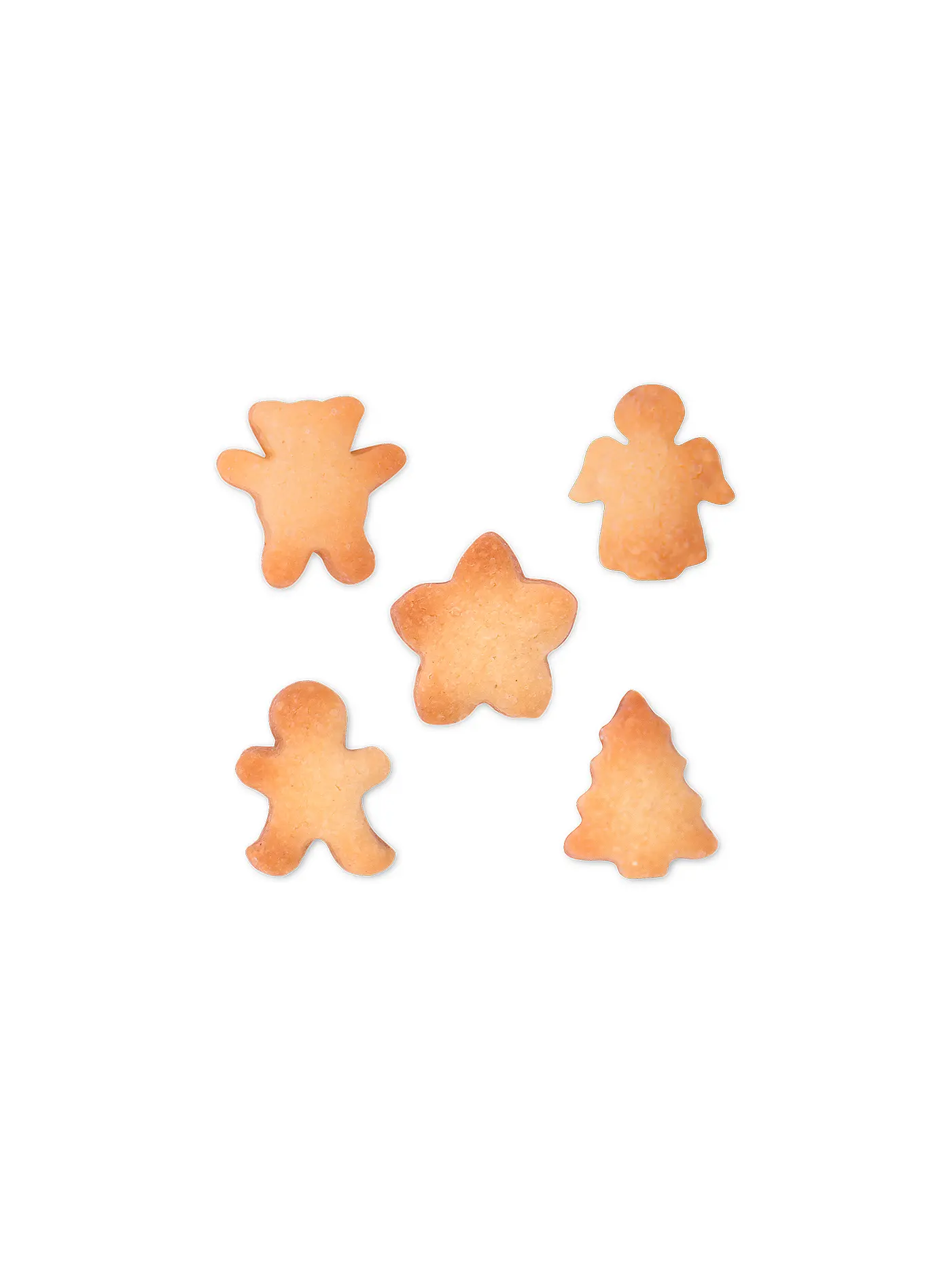 STAEDTER | Ausstecher - Weihnachten - Mini - Set, 5-teilig | silber
