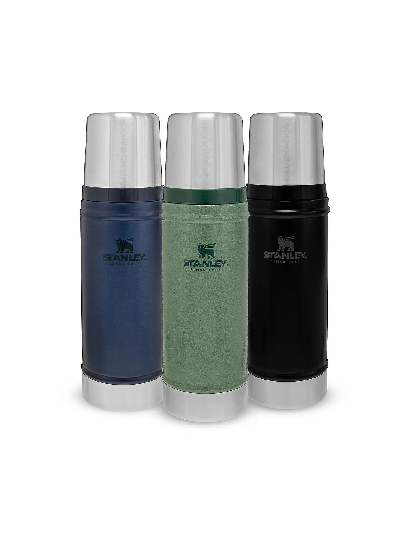 STANLEY | Isolierflasche - Thermosflasche Classic 0,47l  Grün | olive