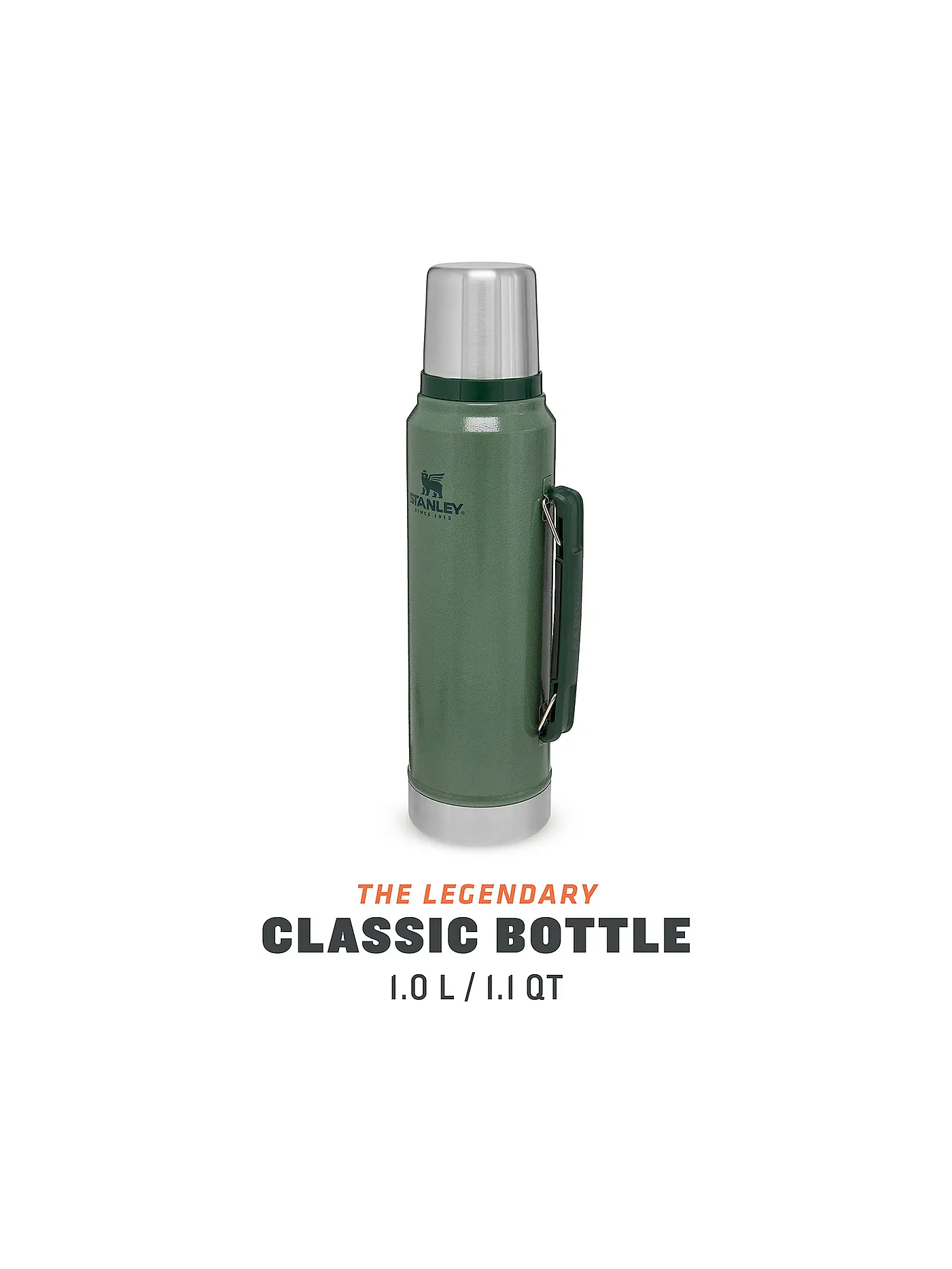 STANLEY | Isolierflasche - Thermosflasche Classic 1,1L | olive