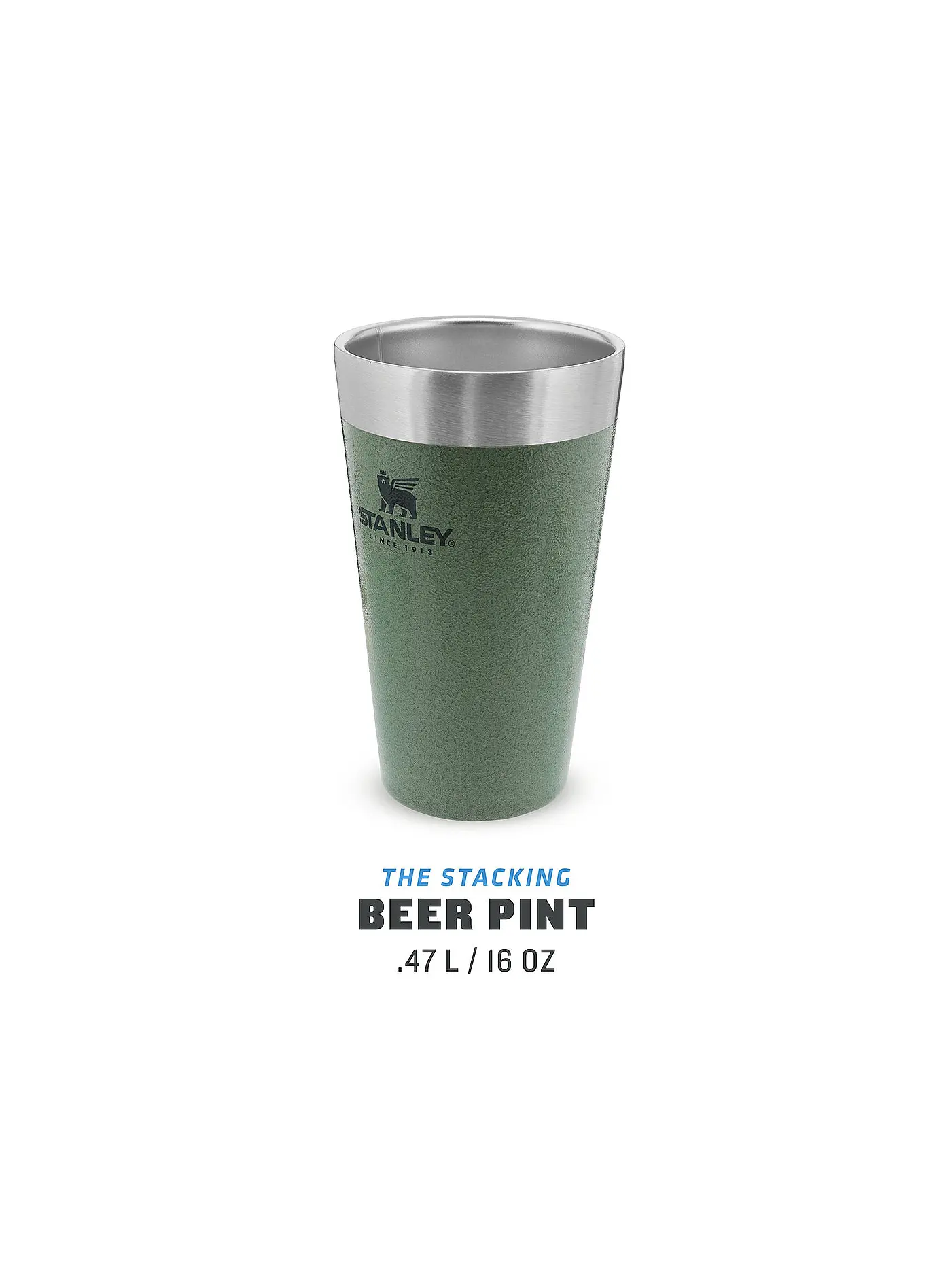 STANLEY | Isoliertrinkbecher Adventure Pint Becher 0,47 Liter | olive