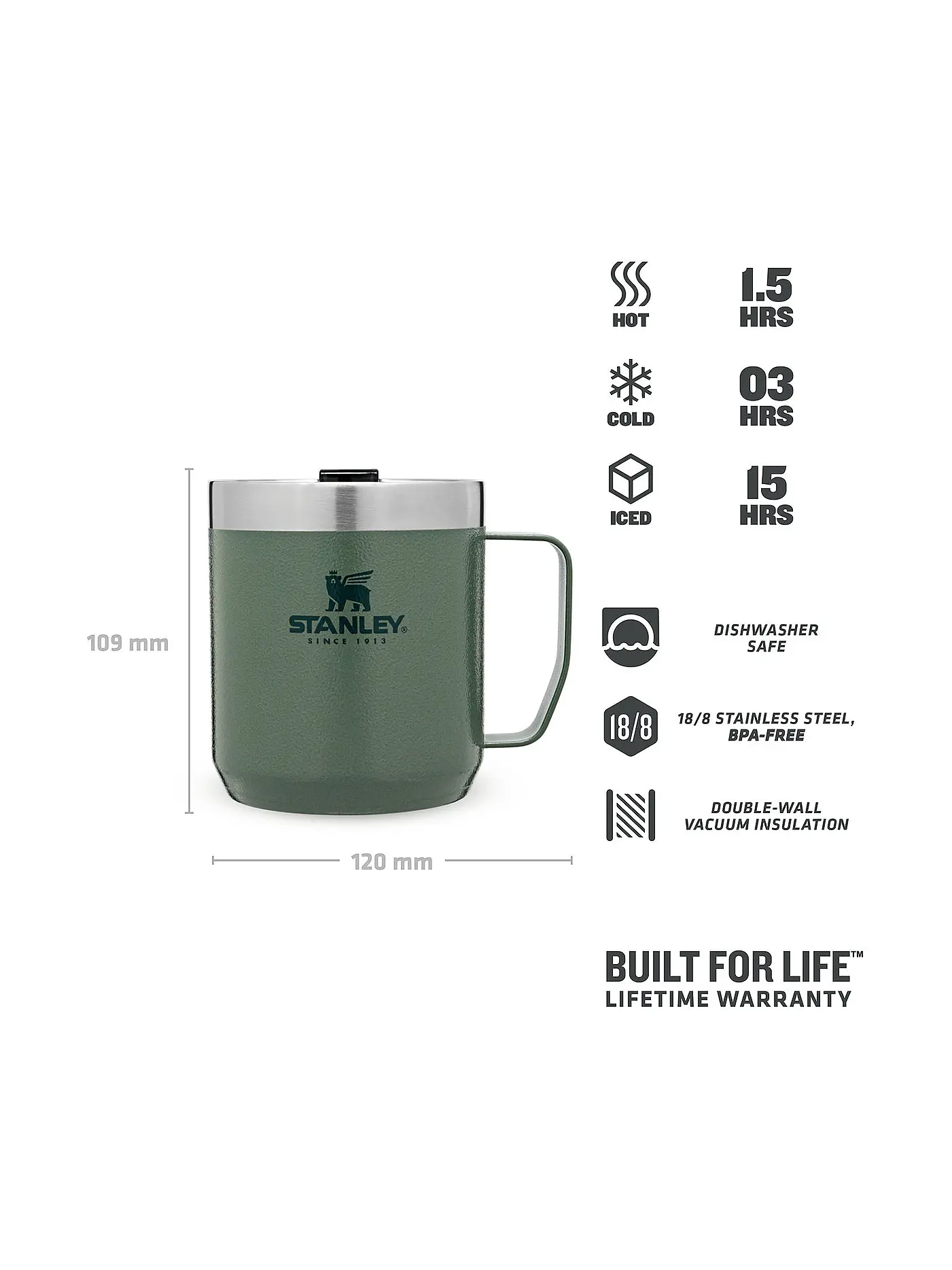 STANLEY | Thermostasse Capmug Stanley 0,35l Grün | olive
