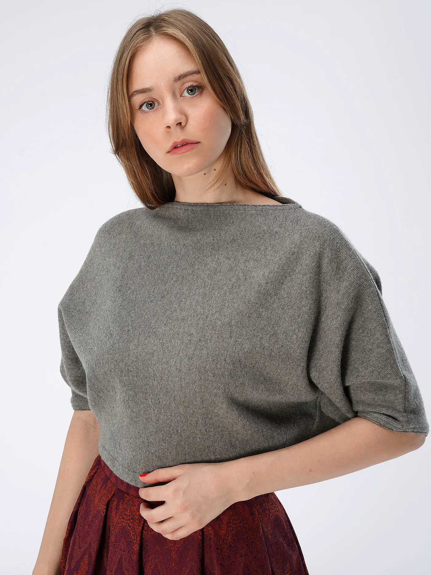 STAPF | Pullover Relaxed Fit NENI | grau