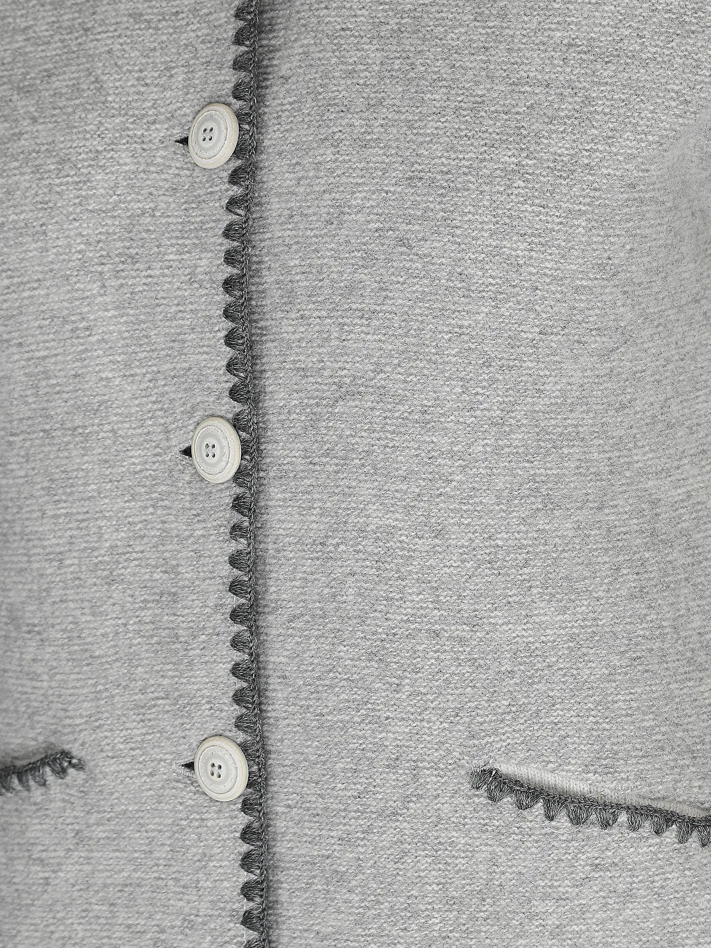 STAPF | Strickjacke Tailored Fit LOREA | grau