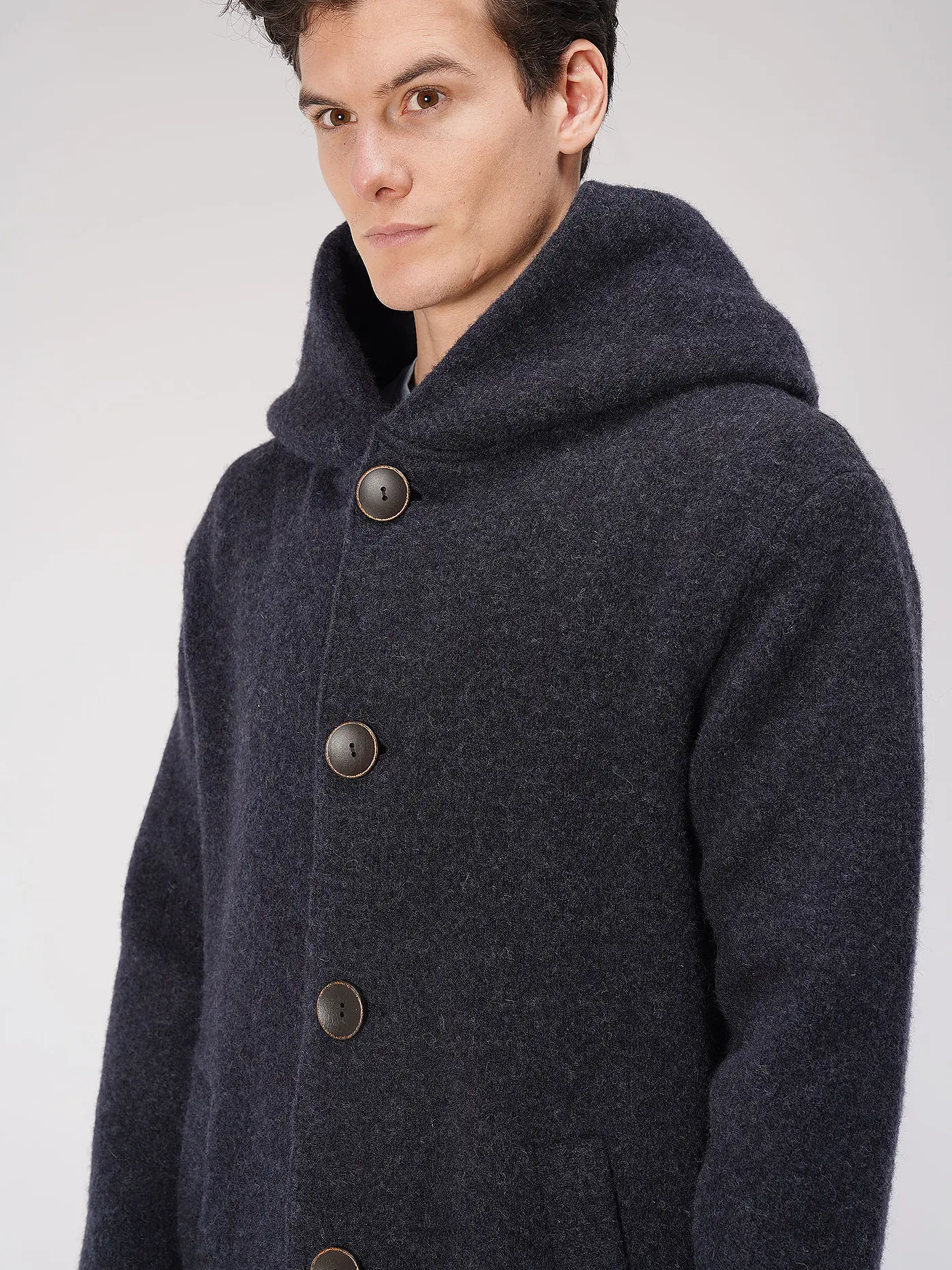 STAPF | Wollmantel Oversized Fit ADRIANIO | dunkelblau