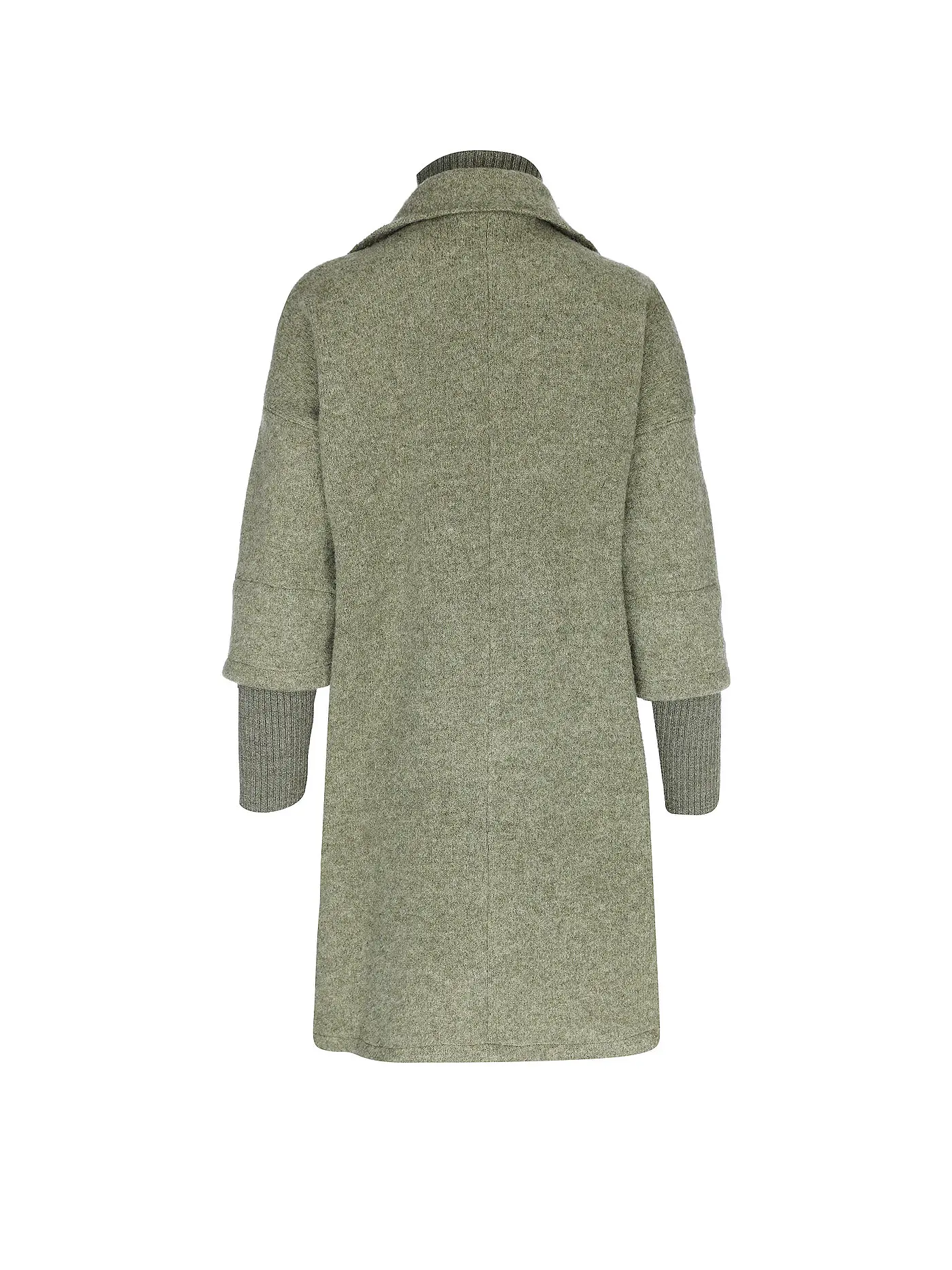STAPF | Wollmantel Relaxed Fit ANIELA | grün