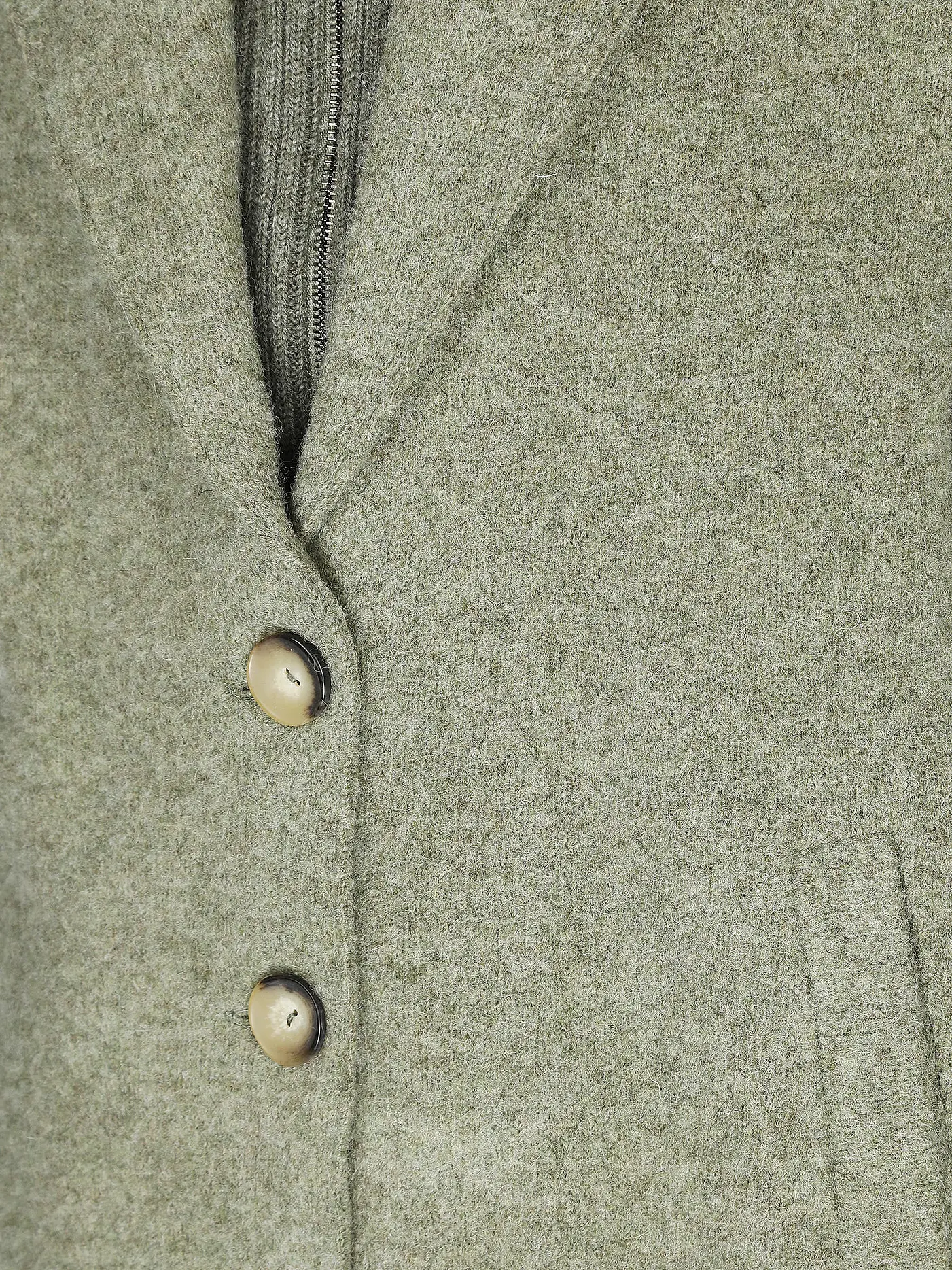 STAPF | Wollmantel Relaxed Fit ANIELA | grün