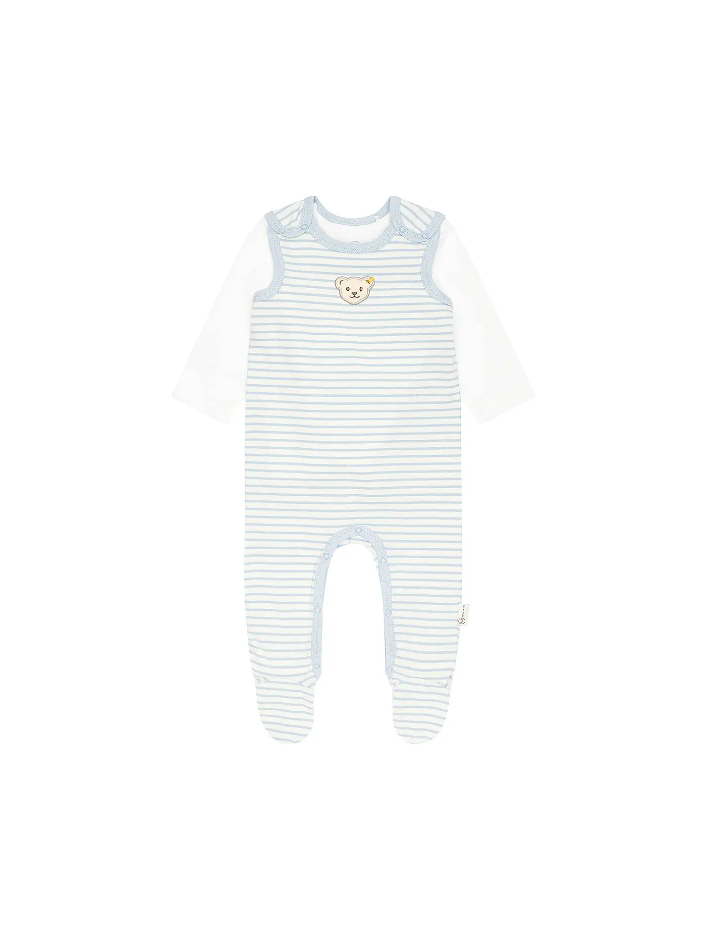 STEIFF | Baby Set Strampler und Shirt | blau