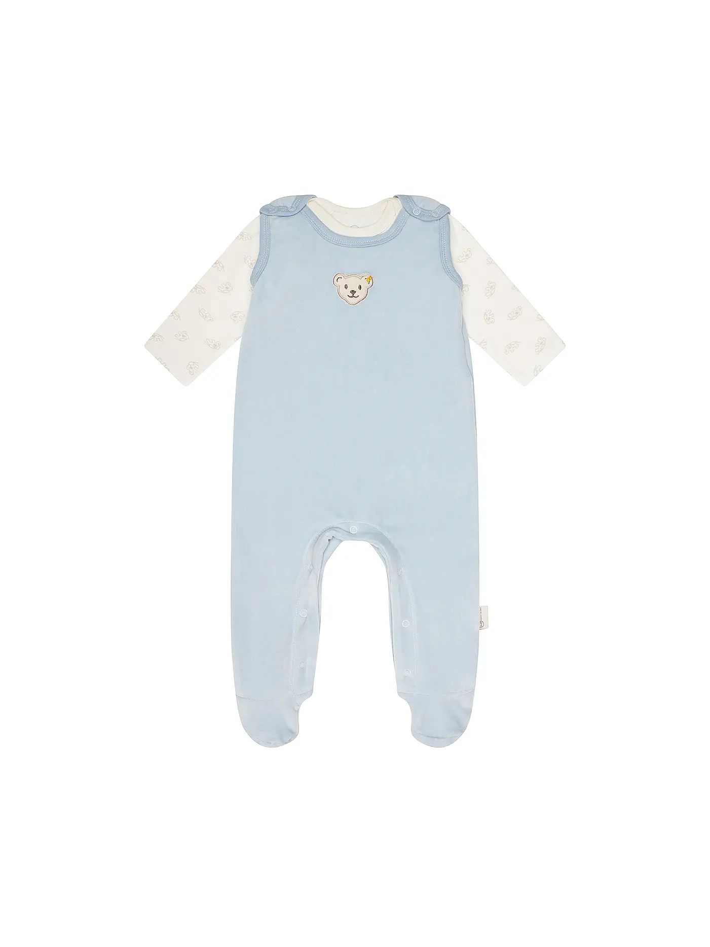 STEIFF | Baby Strampler Set 2 teilig | blau