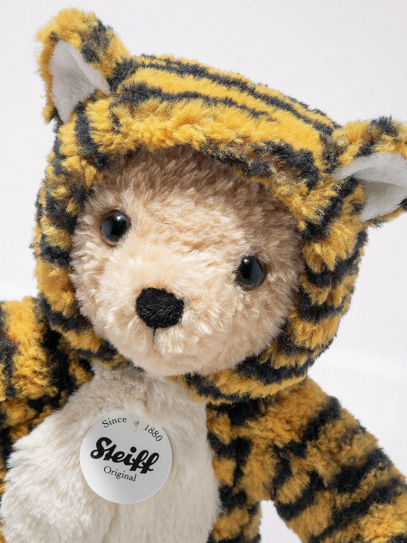 STEIFF | Hoodie - Teddybär Tiger 27cm bunt  | orange