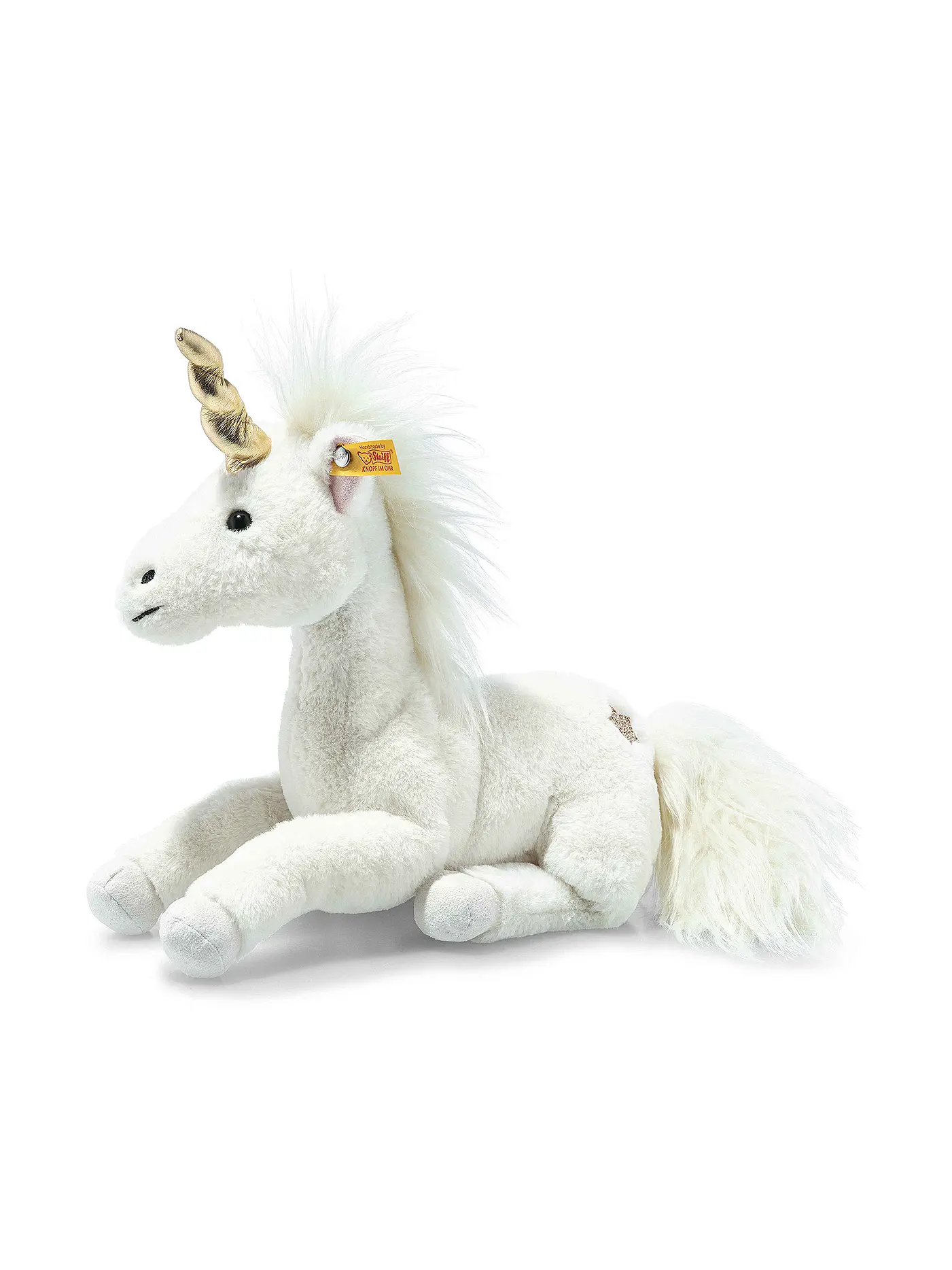 STEIFF | Plüschtier Einhorn 27cm Soft Cuddly Friends | weiss