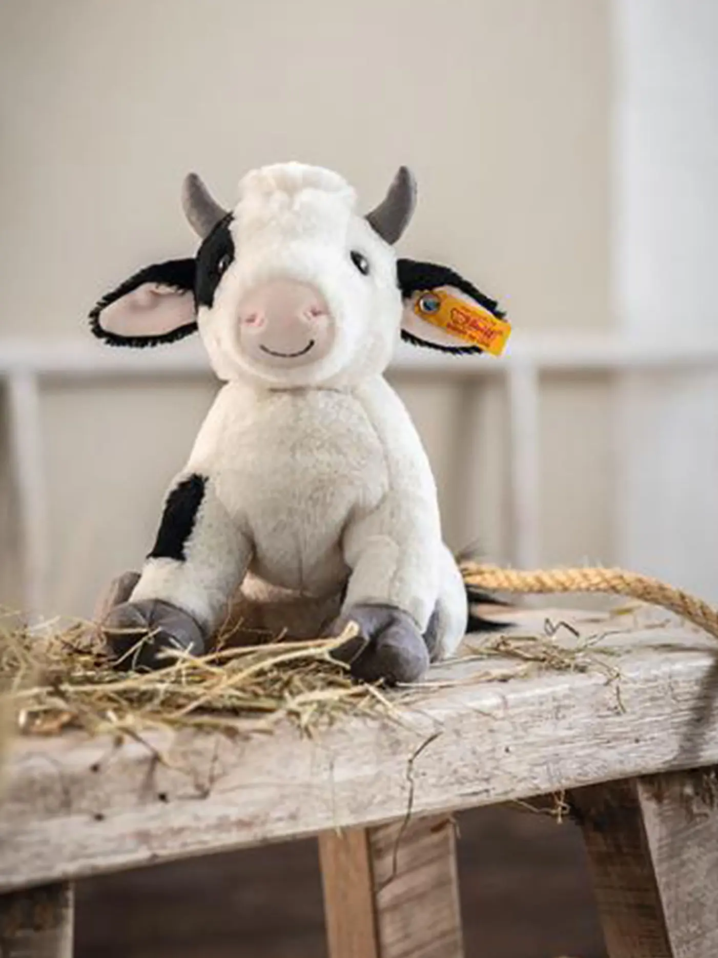STEIFF | Soft Cuddly Fr. Cobb Kuh 24cm | weiss