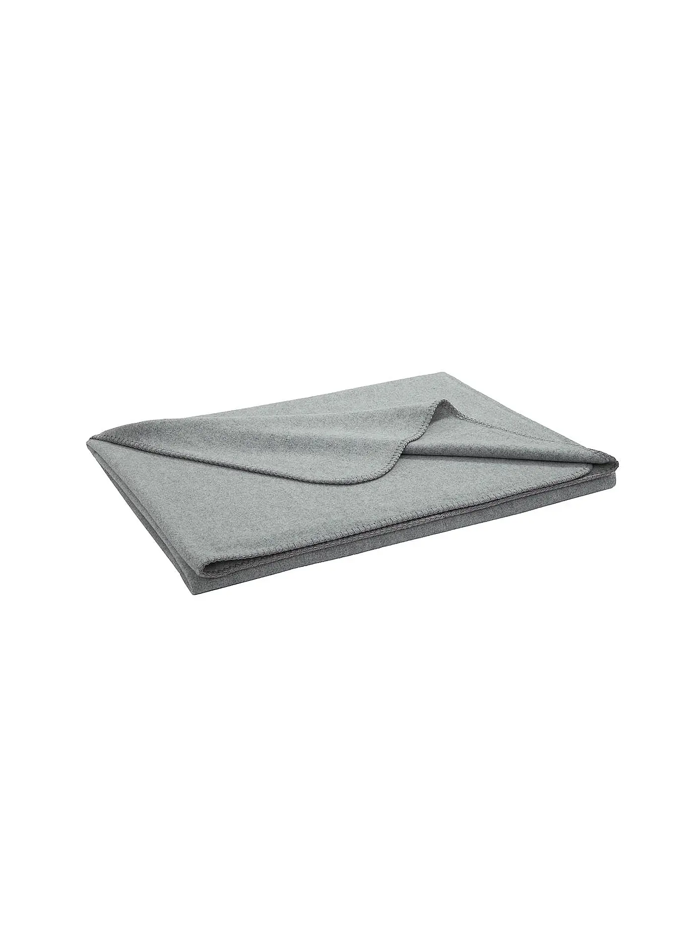 STEINER 1888 | Wolldecke "Sophia" 145x190cm (Rubin) | grau