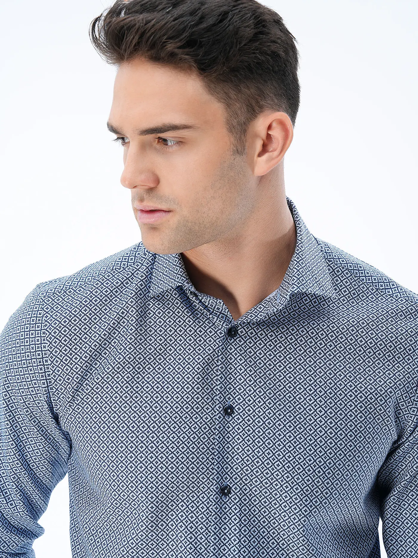 STENSTRÖMS | Hemd Fitted Fit | dunkelblau