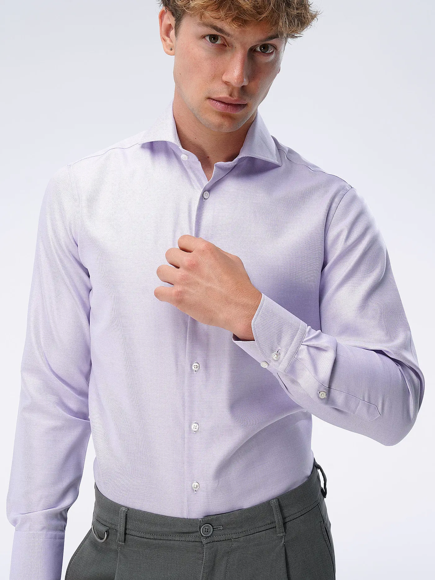 STENSTRÖMS | Hemd Fitted Fit | lila