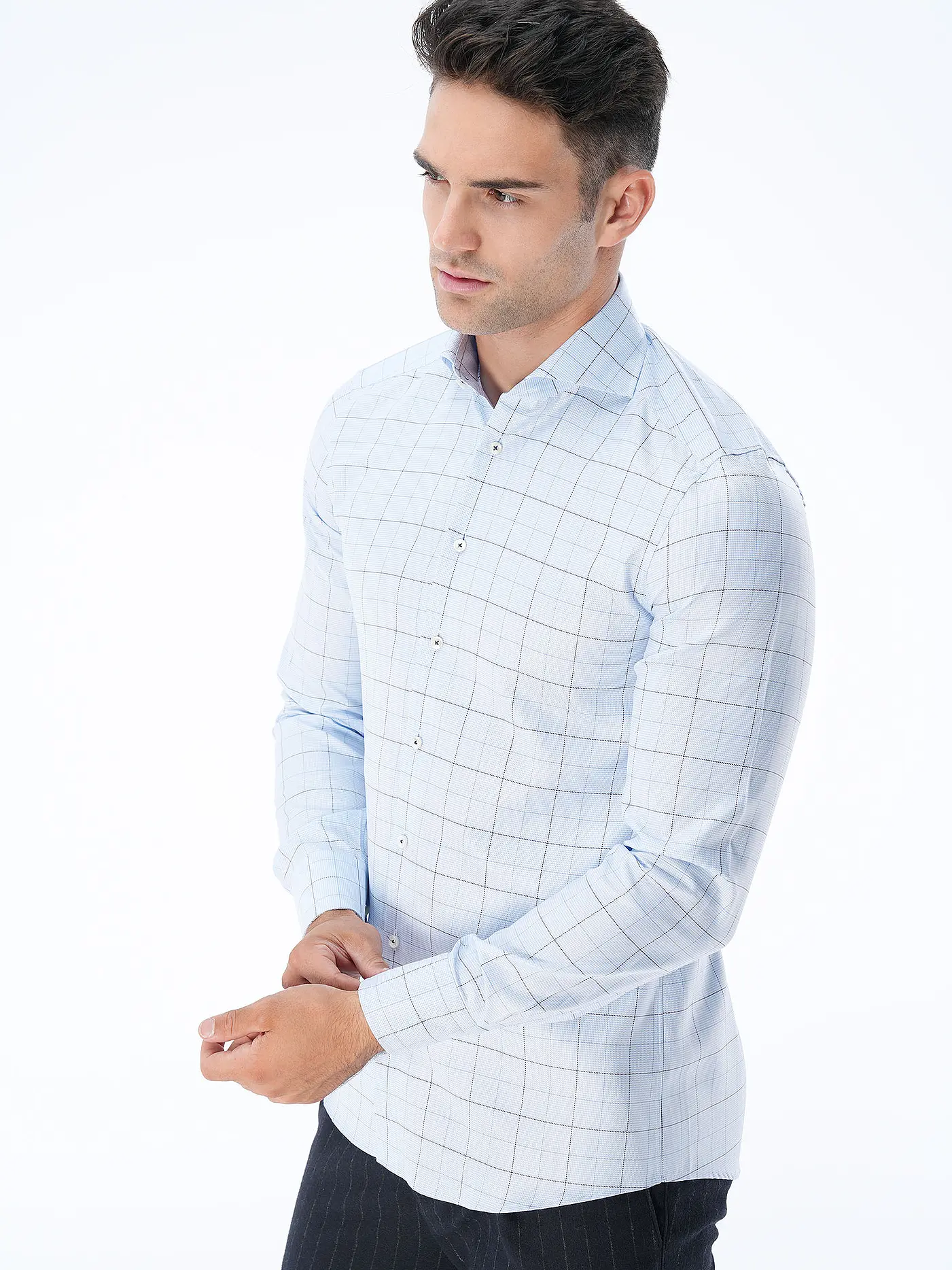 STENSTRÖMS | Hemd Slim Fit | hellblau