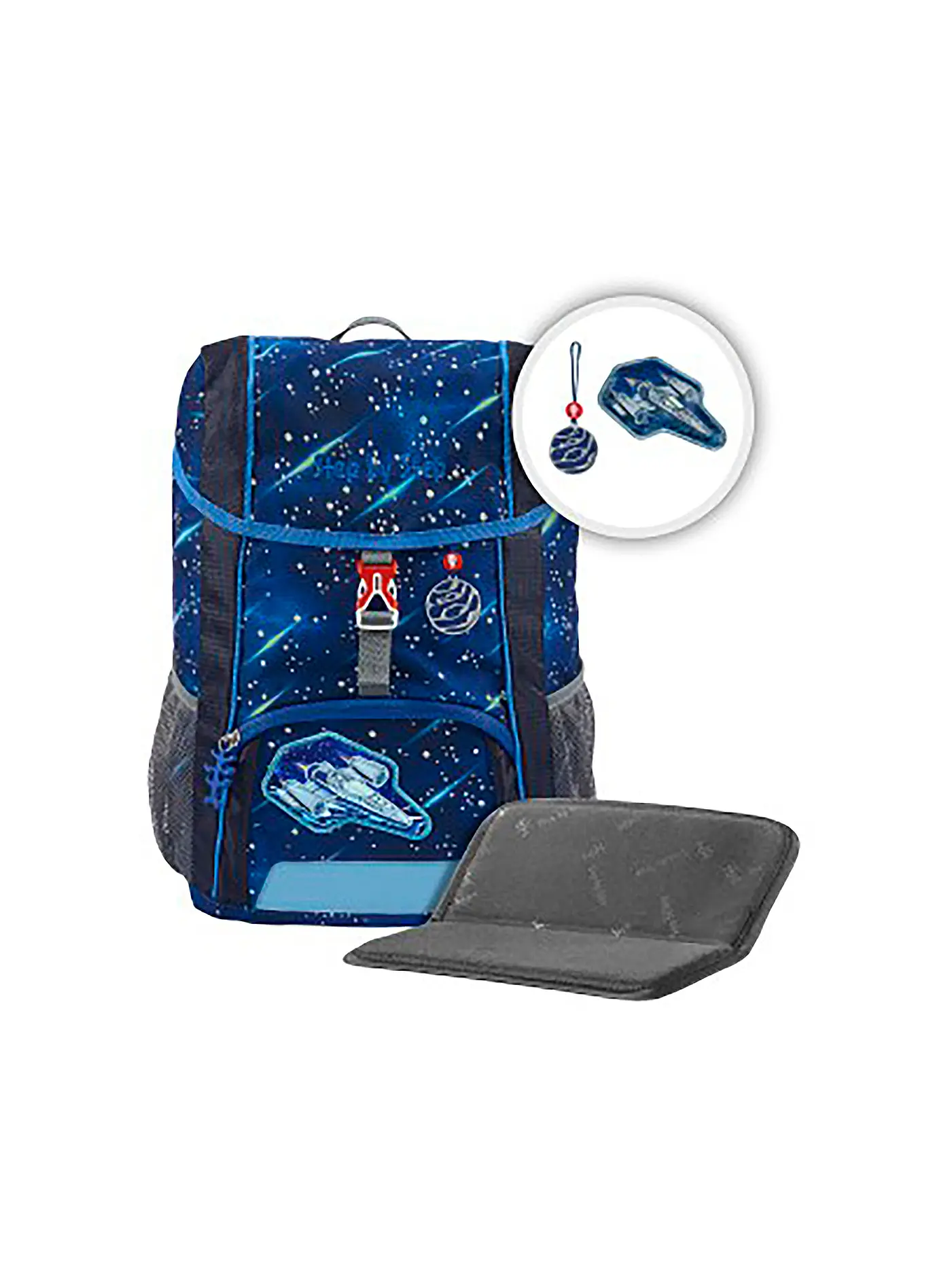 STEP BY STEP | Kinder Rucksack KID Reflect 3tlg Star Shuttle | blau