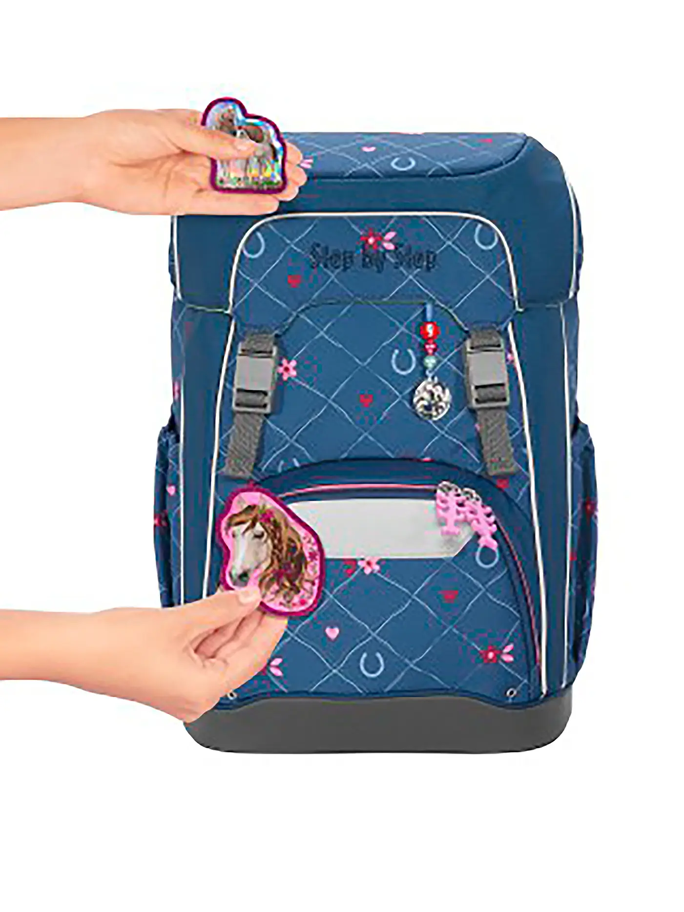 STEP BY STEP | Schulrucksack Set GIANT Horse Lima | blau