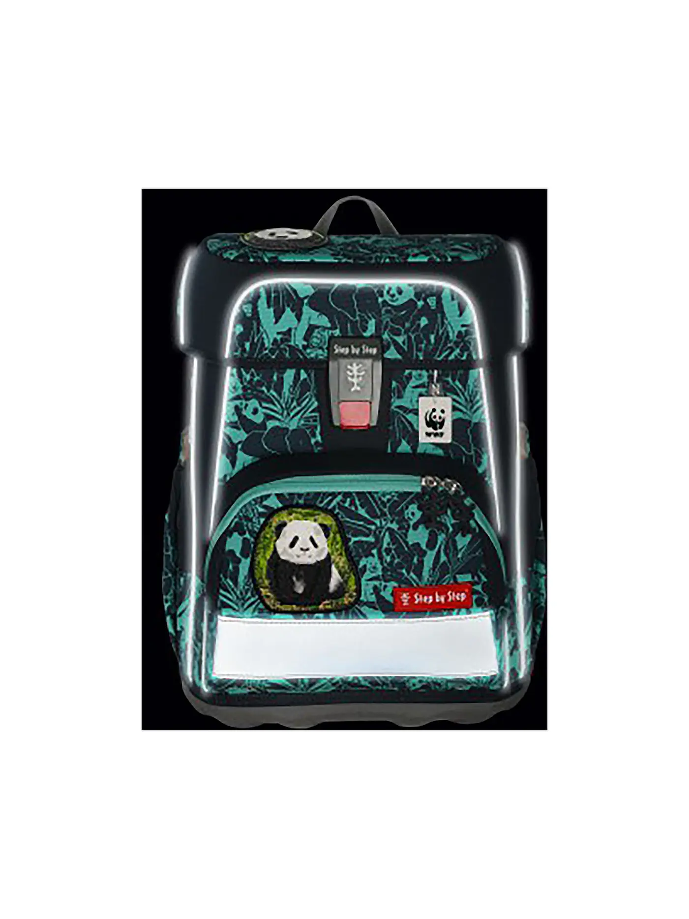 STEP BY STEP | Schultaschen Set 5tlg CLOUD Little Panda | blau