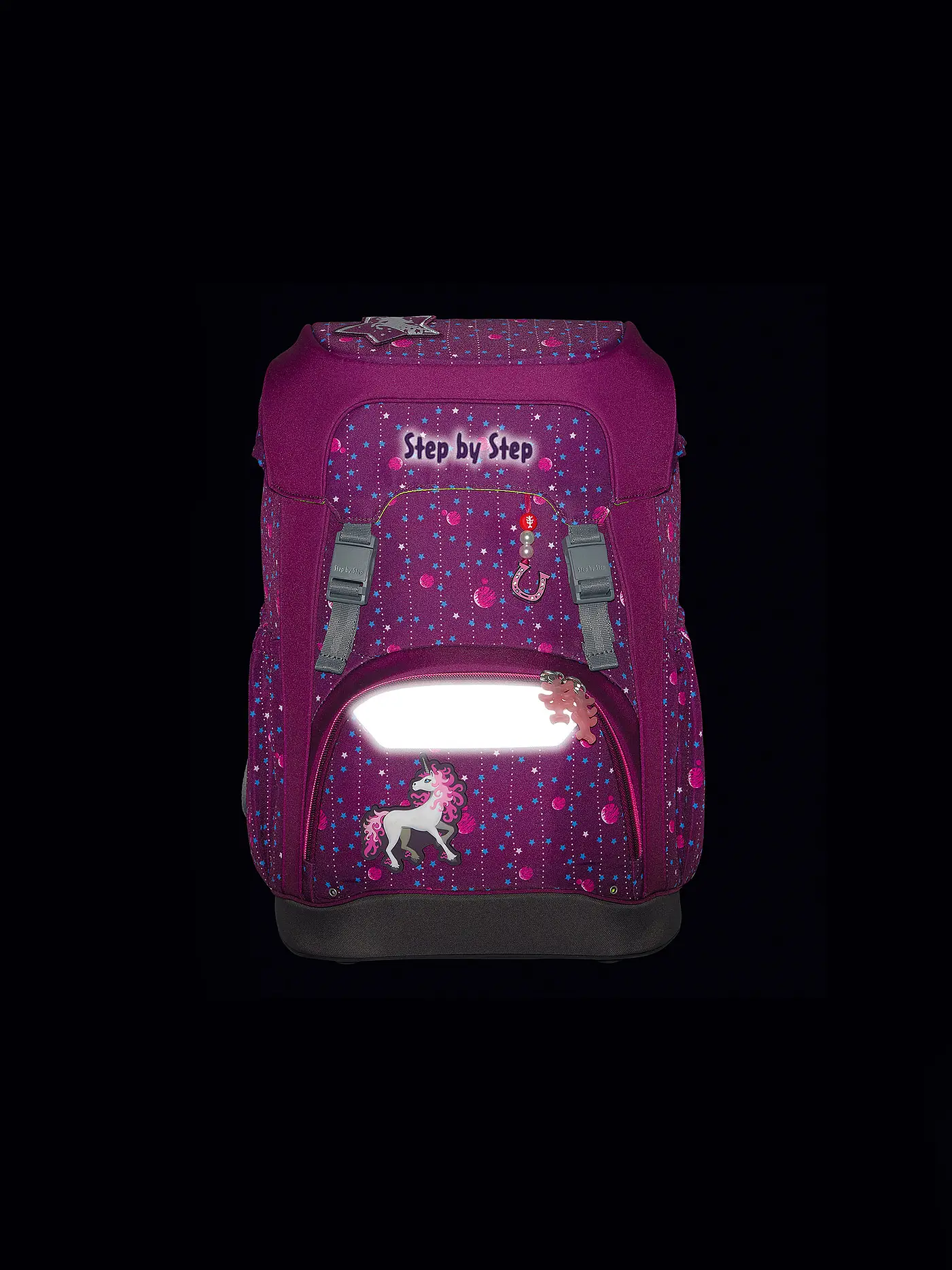 STEP BY STEP | Schultaschen Set 5tlg Giant Dreamy Unicorn | lila