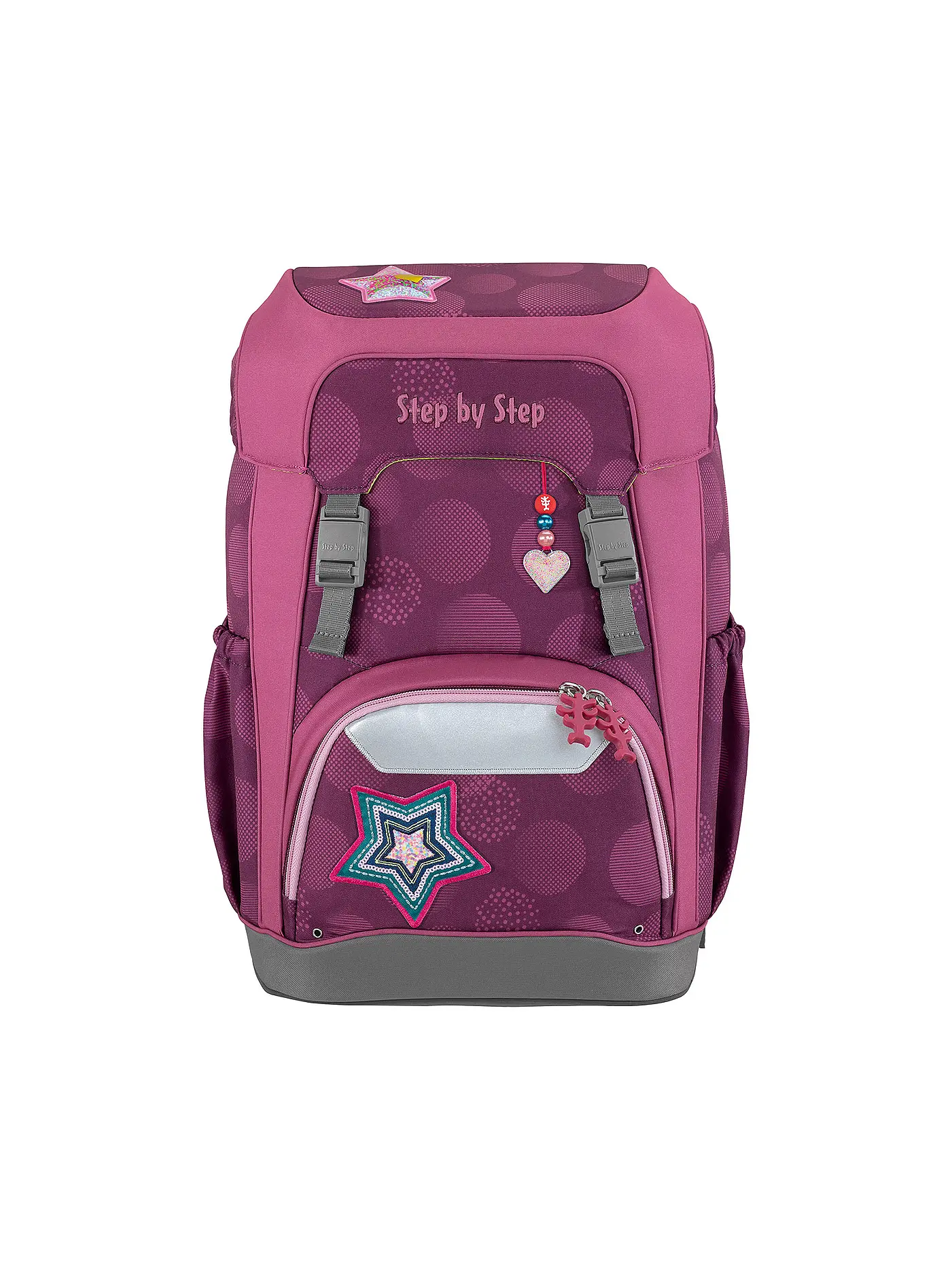 STEP BY STEP | Schultaschen Set 5tlg Giant Glamour Star | pink