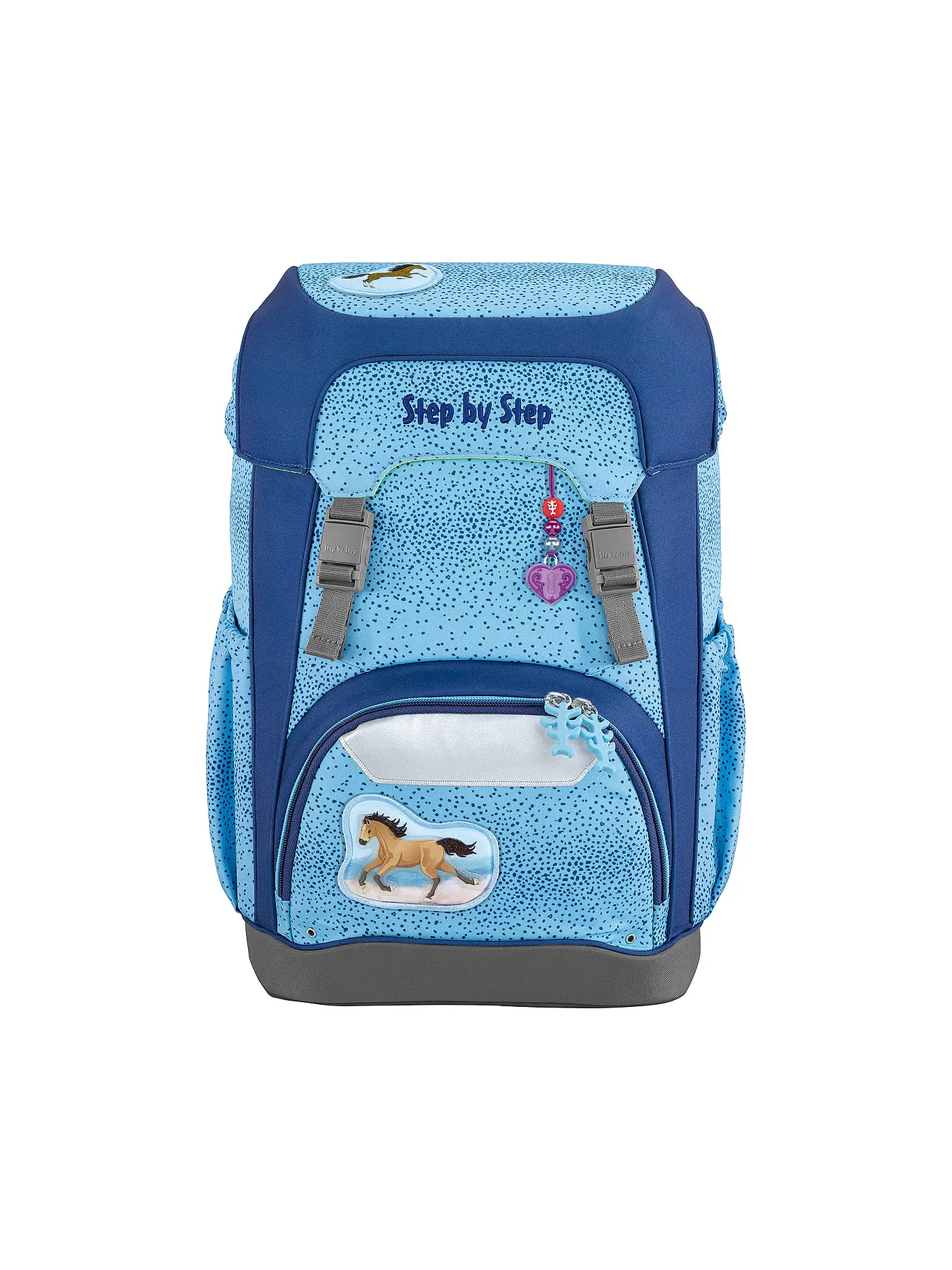 STEP BY STEP | Schultaschen Set 5tlg Giant Wild Horse | blau