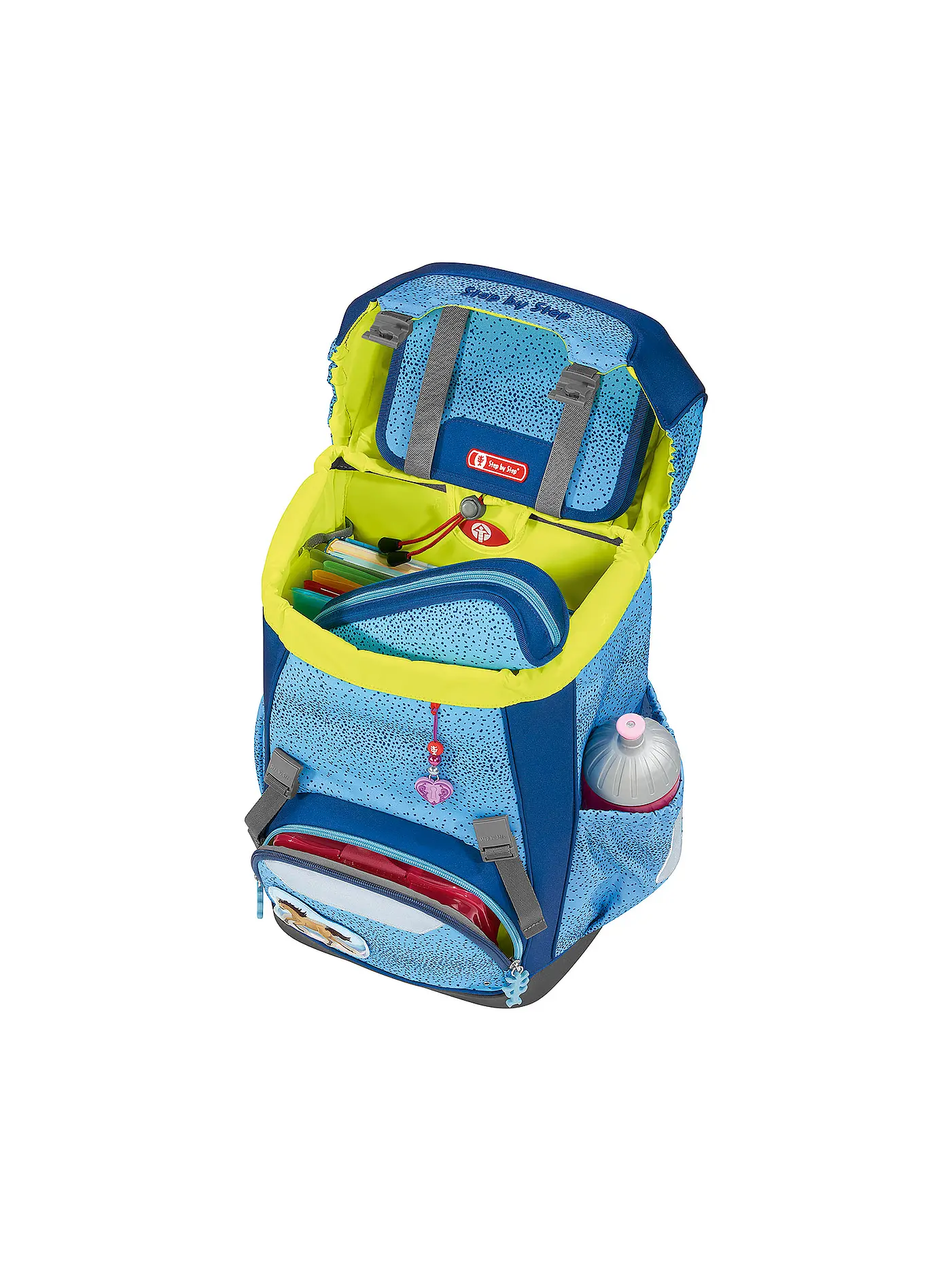 STEP BY STEP | Schultaschen Set 5tlg Giant Wild Horse | blau