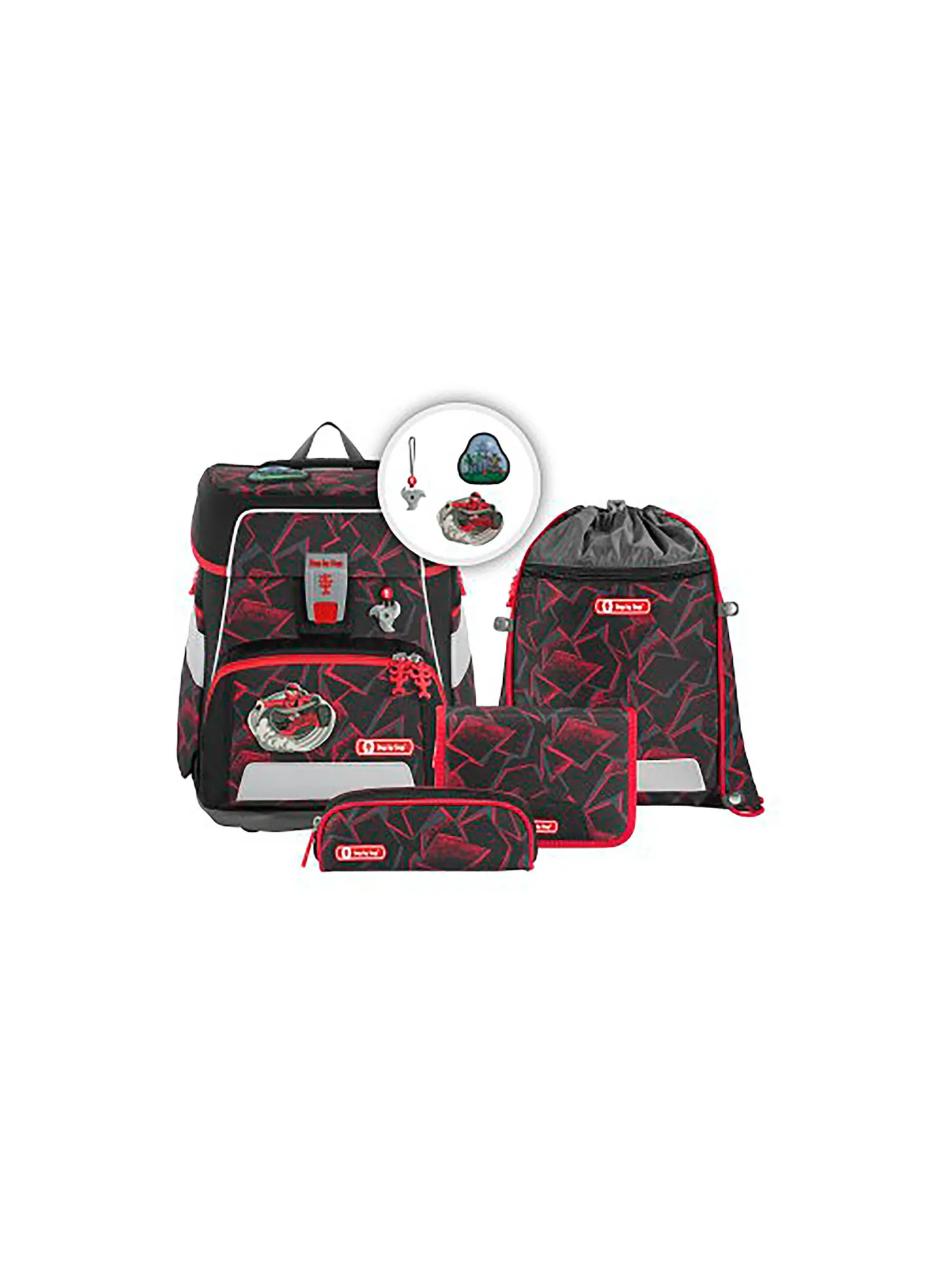 STEP BY STEP | Schultaschen Set 5tlg SPACE Ninja Yuma | schwarz