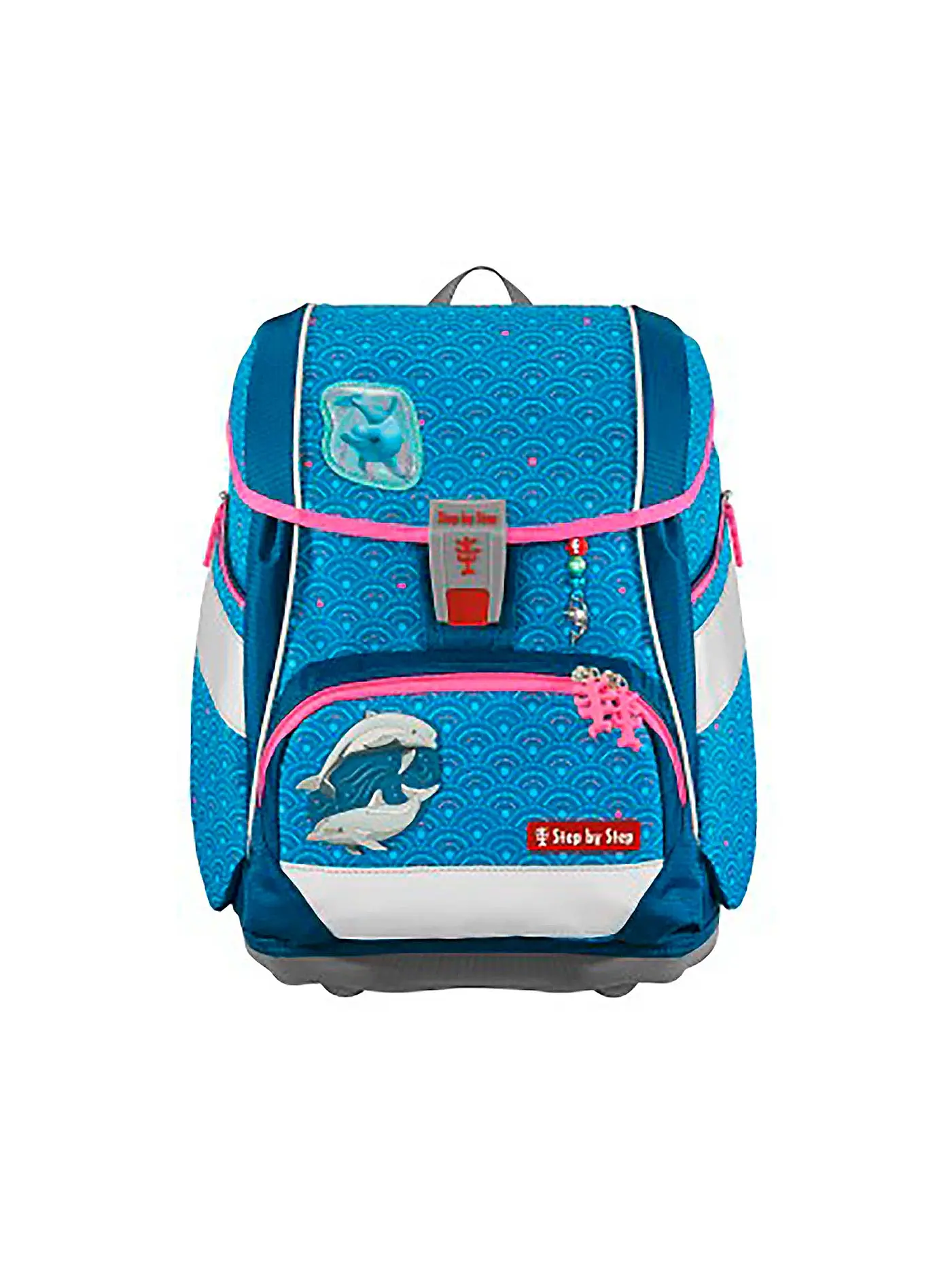 STEP BY STEP | Schultaschen Set 6tlg 2in1 Plus Dolphin Pippa | blau