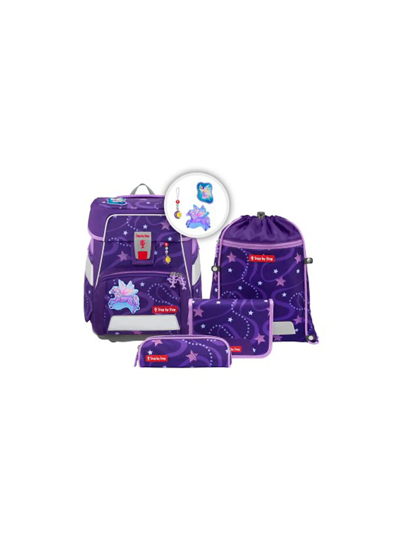 STEP BY STEP | Schultaschen Set Space 5tlg  | keine Farbe
