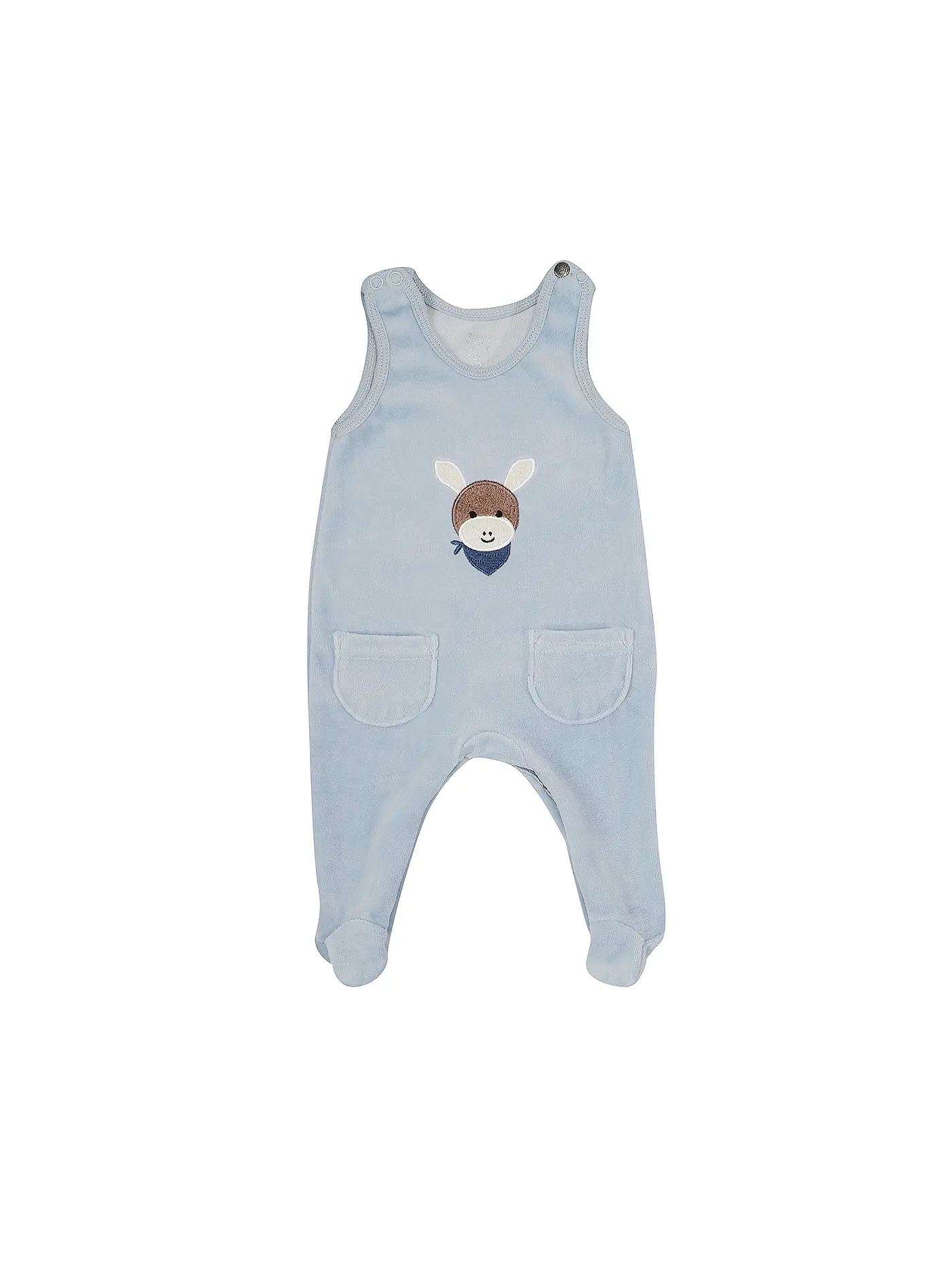 STERNTALER | Baby Strampler 2-teilig | hellblau