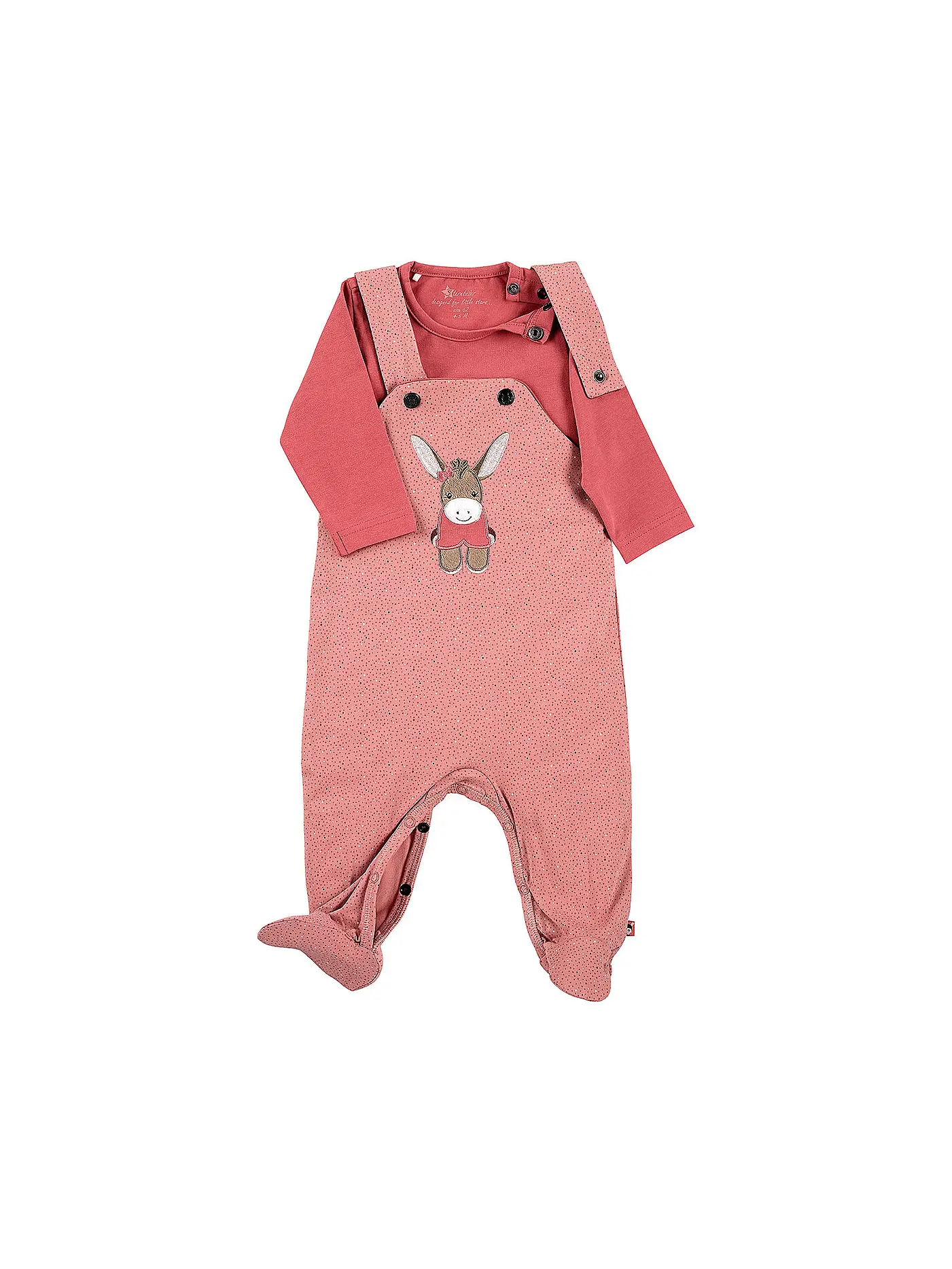 STERNTALER | Baby Strampler Set 2 teilig EMMILY | koralle