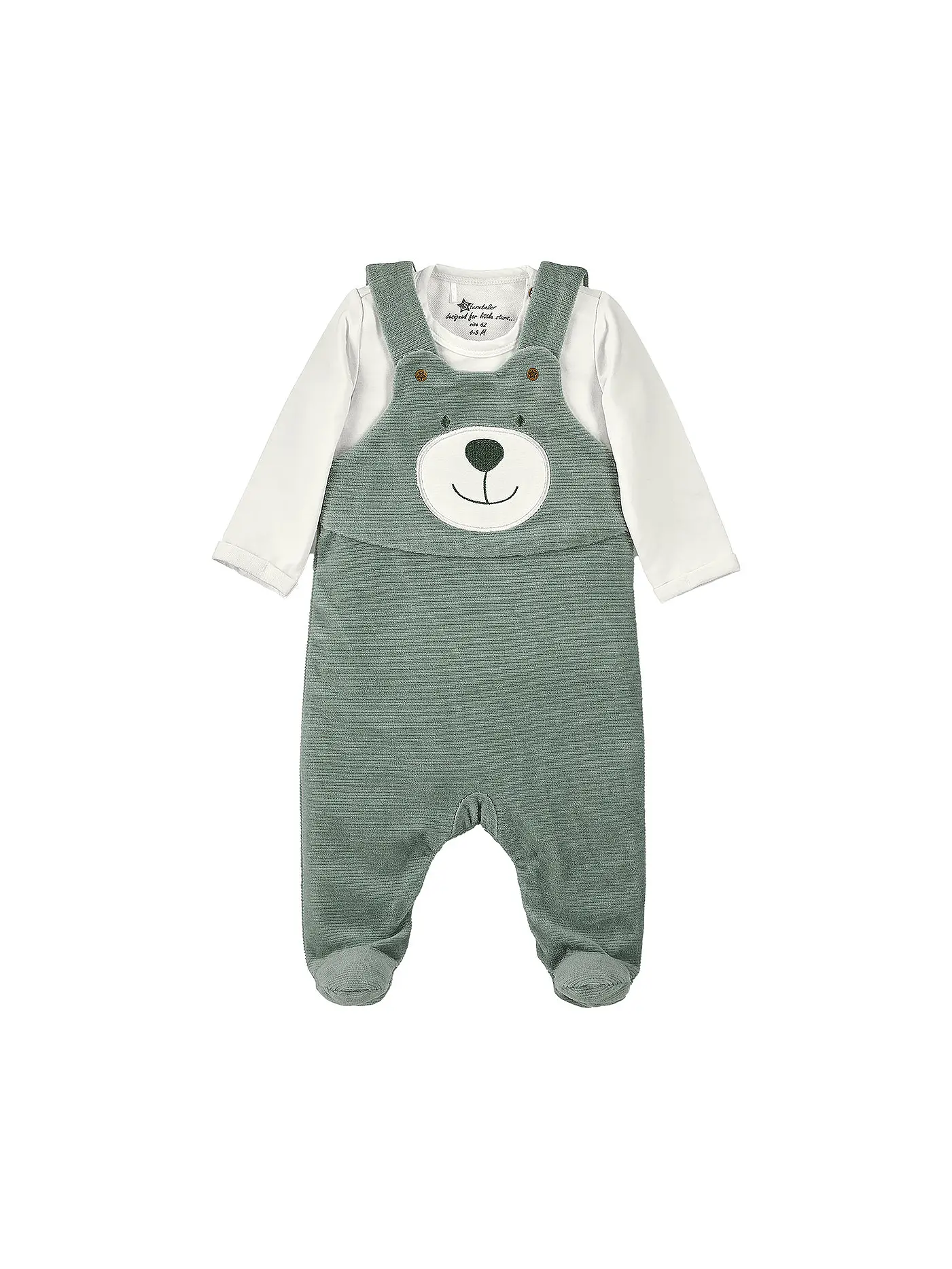 STERNTALER | Baby Strampler Set Nicki Ben | grün
