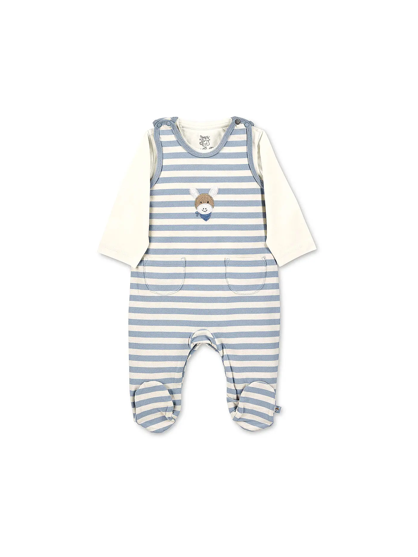 STERNTALER | Baby Strampler | hellblau
