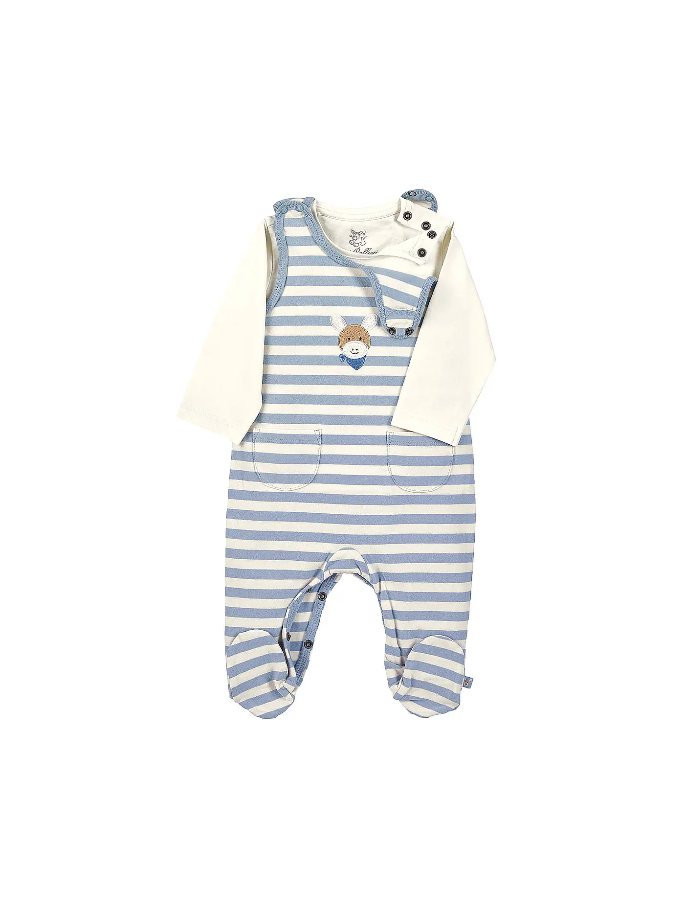 STERNTALER | Baby Strampler | hellblau