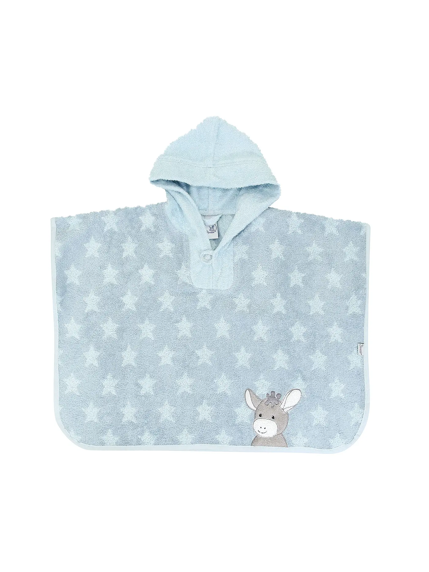 STERNTALER | Kinder Badeponcho " Emmi " 50x70 cm | blau