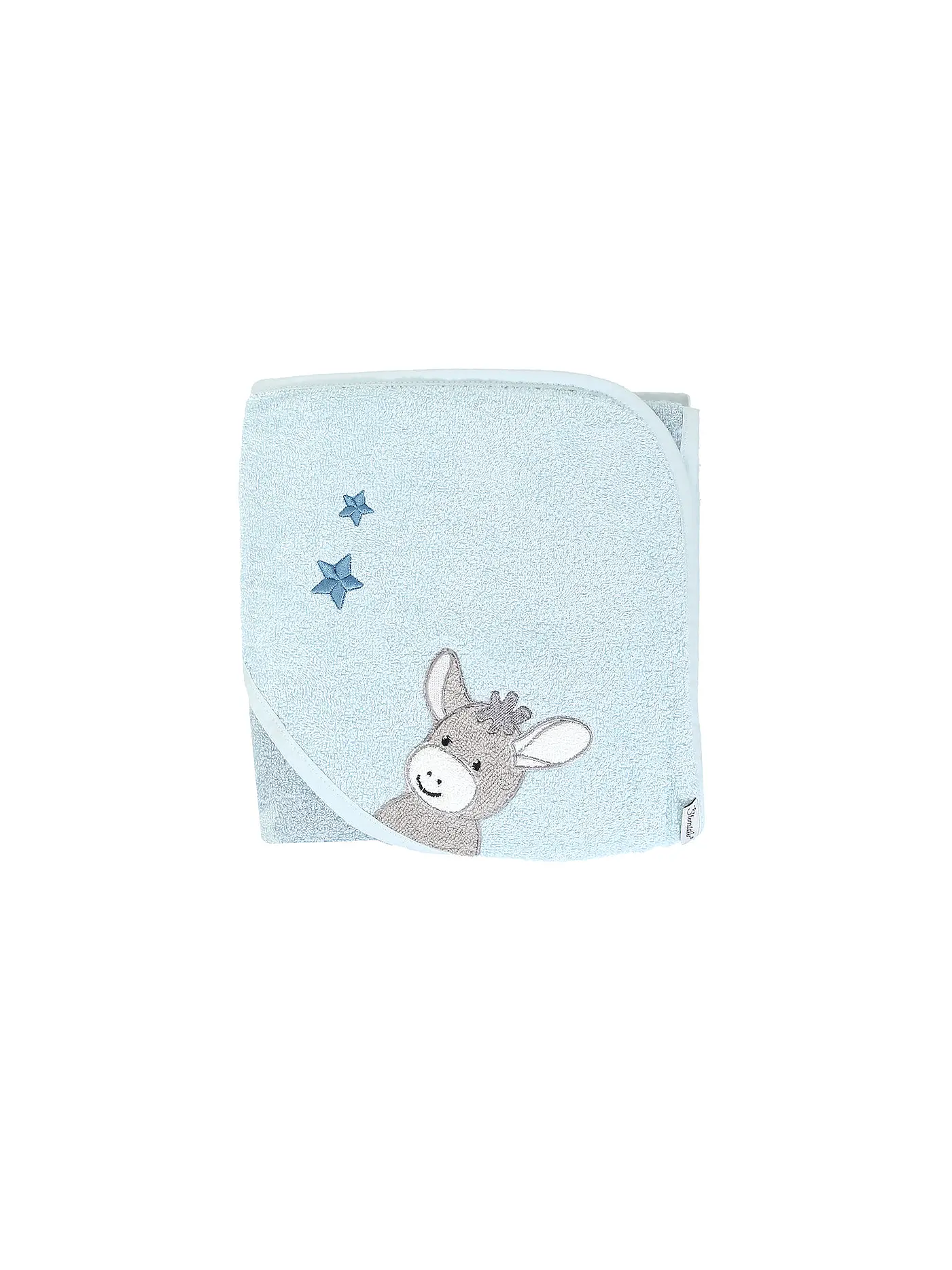 STERNTALER | Kinder Badetuch " Emmi " 100x100 cm | blau