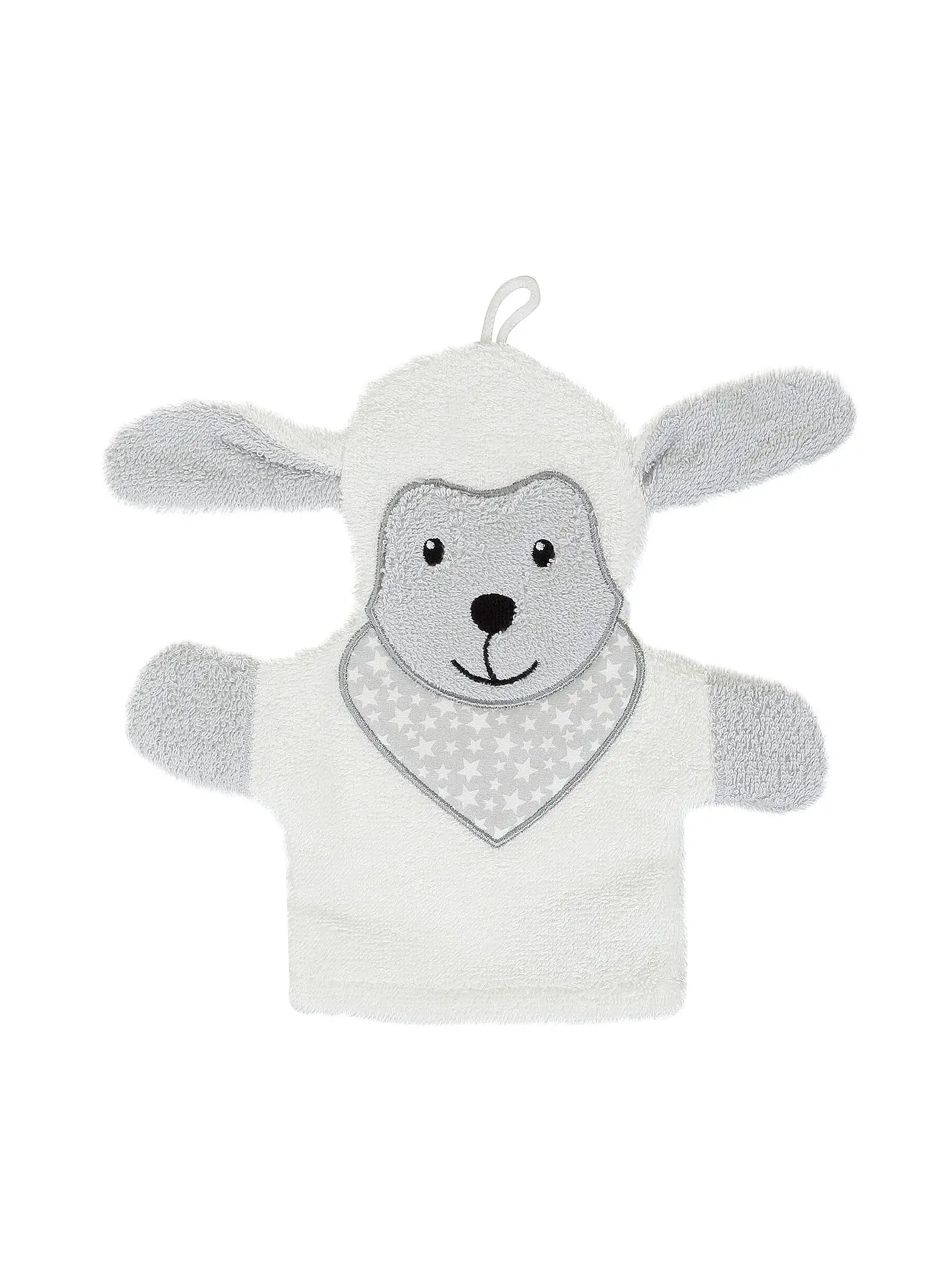 STERNTALER | Spiel- & Waschhandschuh "Stanle" | weiss