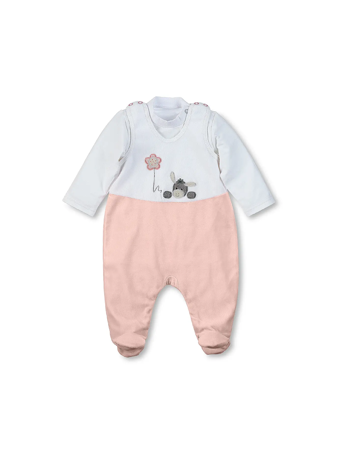 STERNTALER | Strampler-Set "Emmi Girl" | weiss