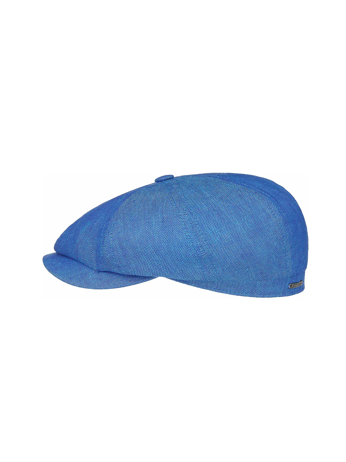 STETSON | Leinen Schiebermütze | hellblau