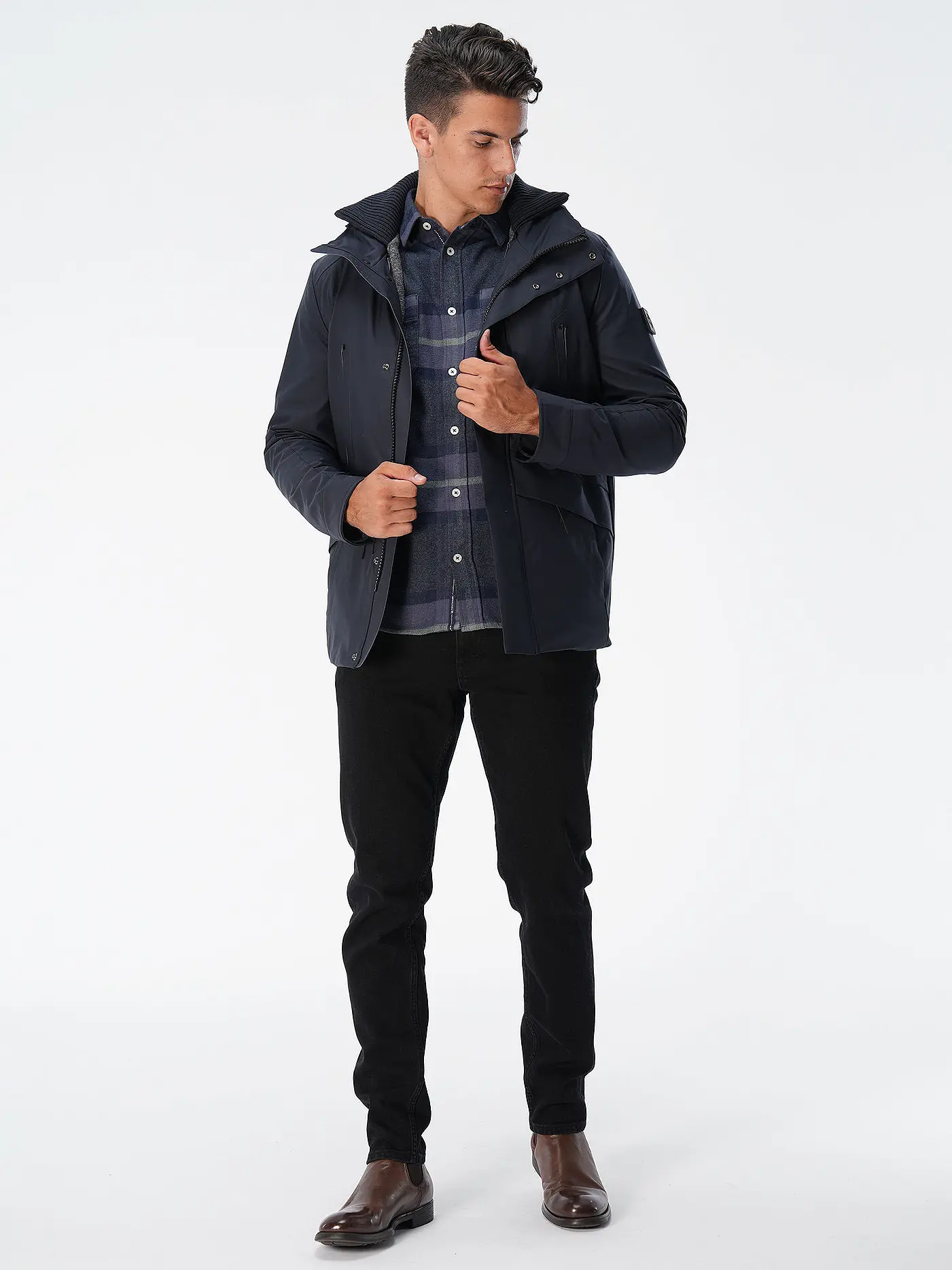 STRELLSON | Jacke SWISSCROSS | dunkelblau