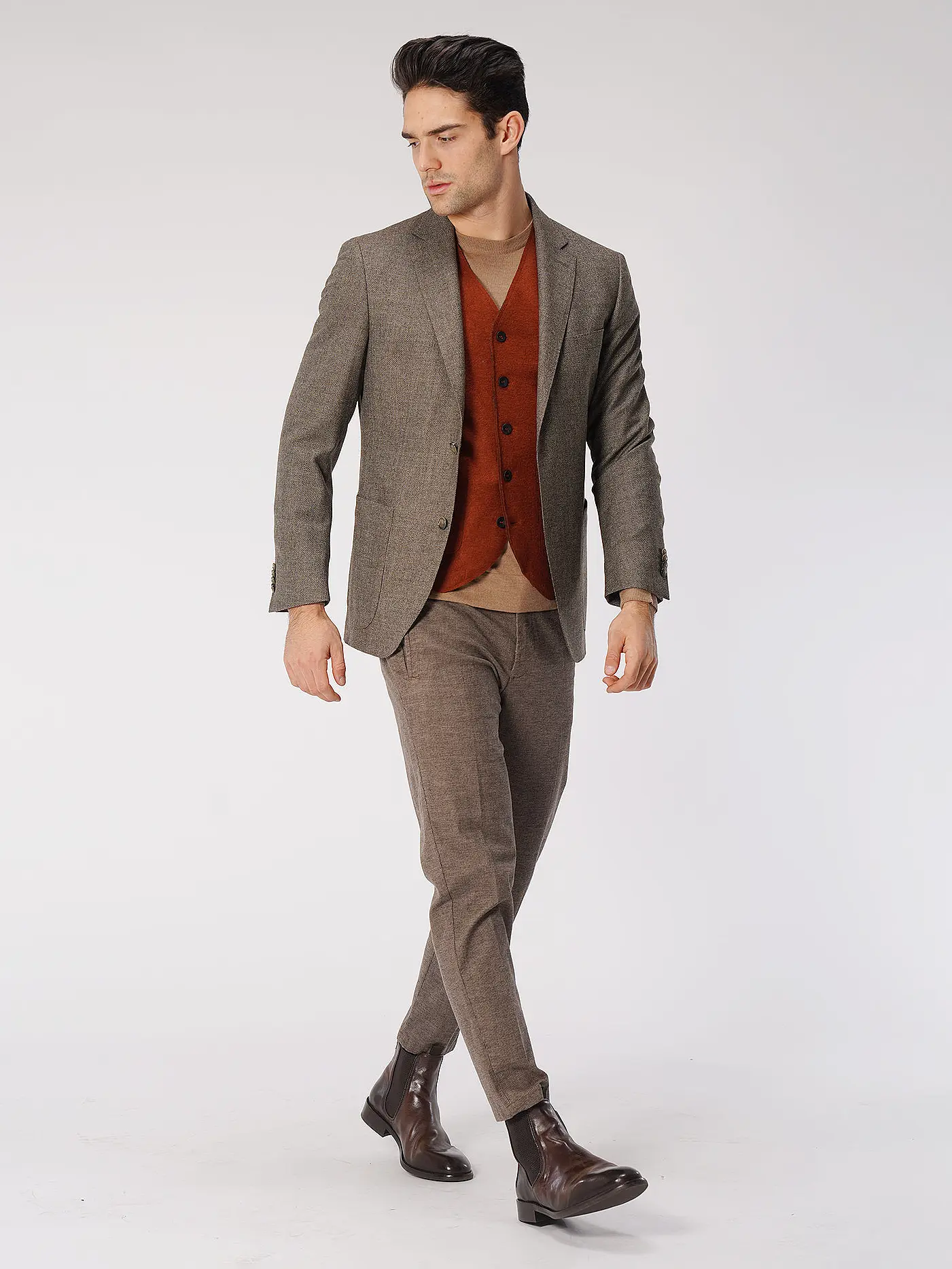 STRELLSON | Pullover MAREK-R | beige